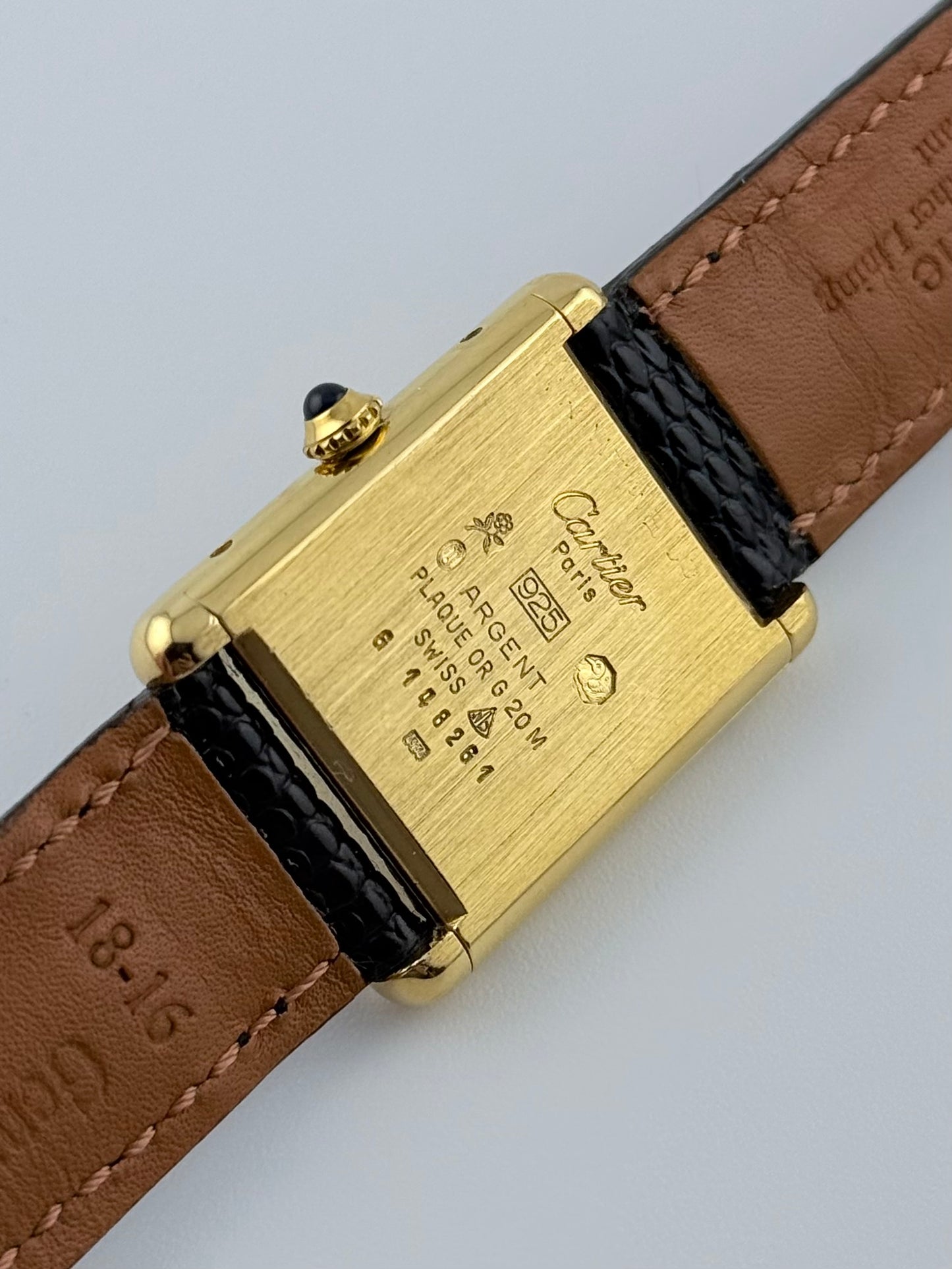 Cartier Must De Tank Manual Wind - 6 - Black Dial