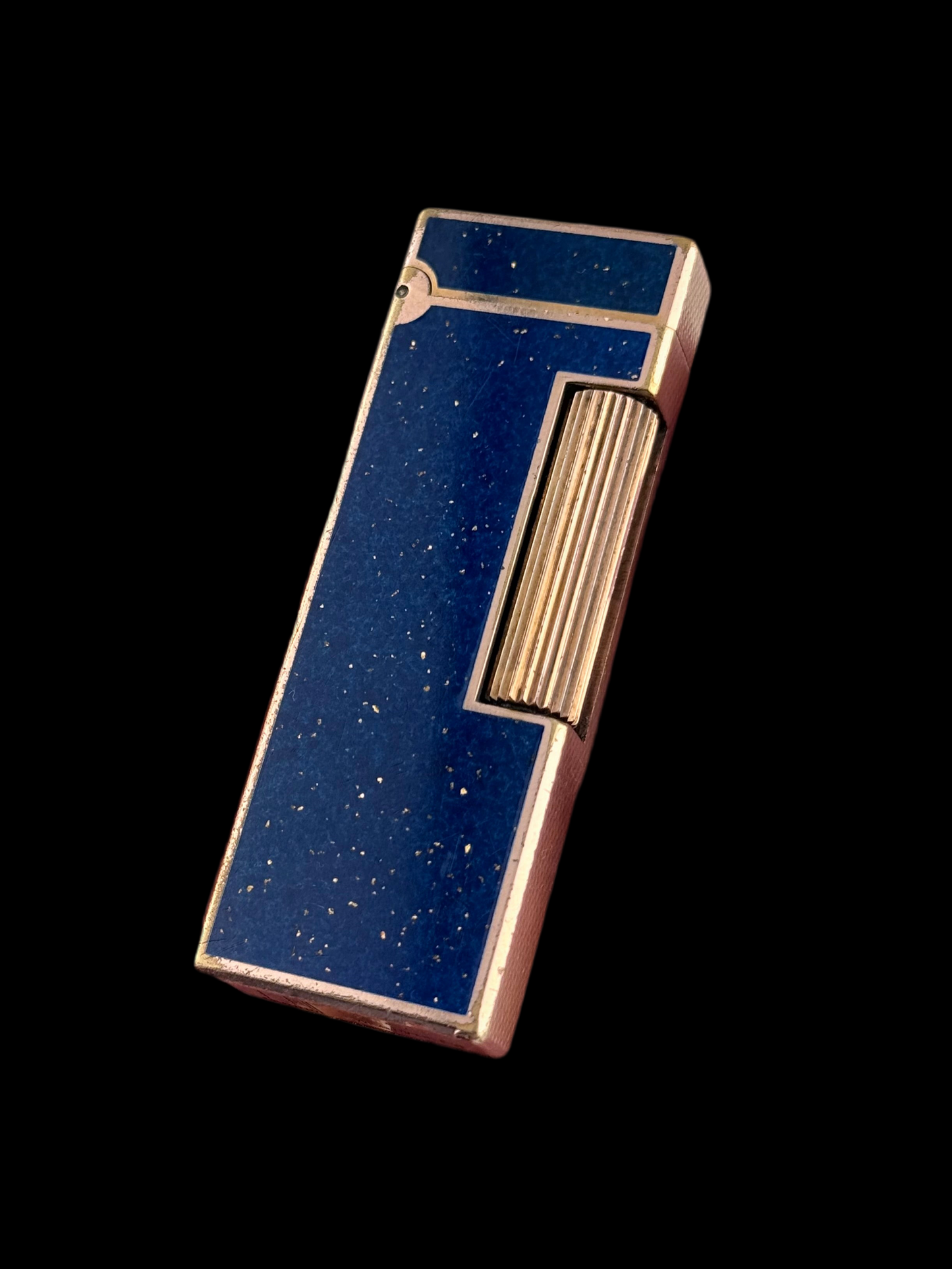 Dunhill Roller Gas Enamel Lapis Lighter