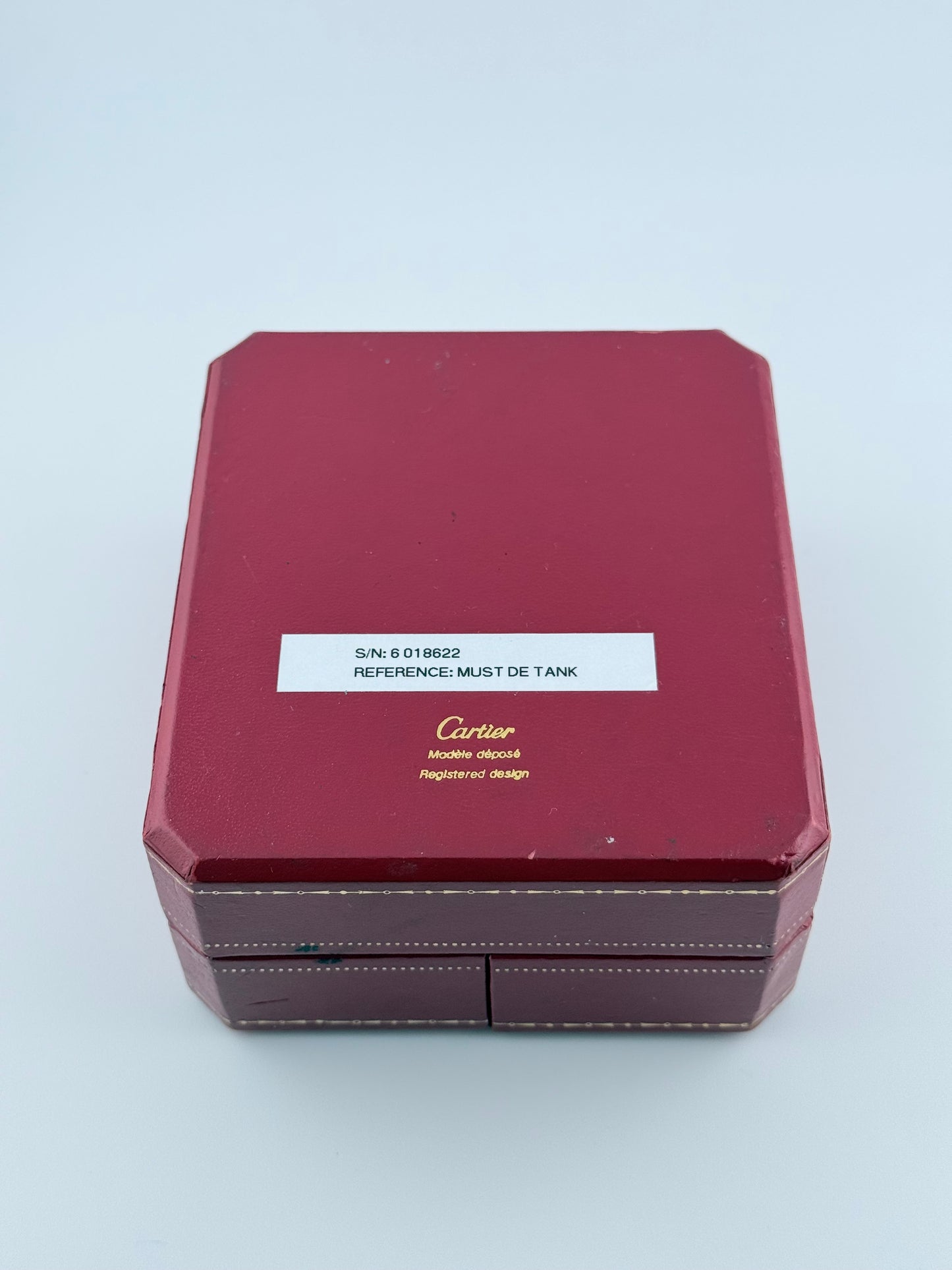 Cartier Must De Tank Quartz - Original Strap, buckle & box