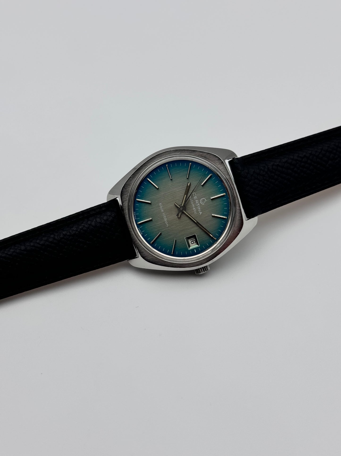 Certina Blue Ribbon Automatic Date - Cal 25-011 - Rare Volvo custom order.