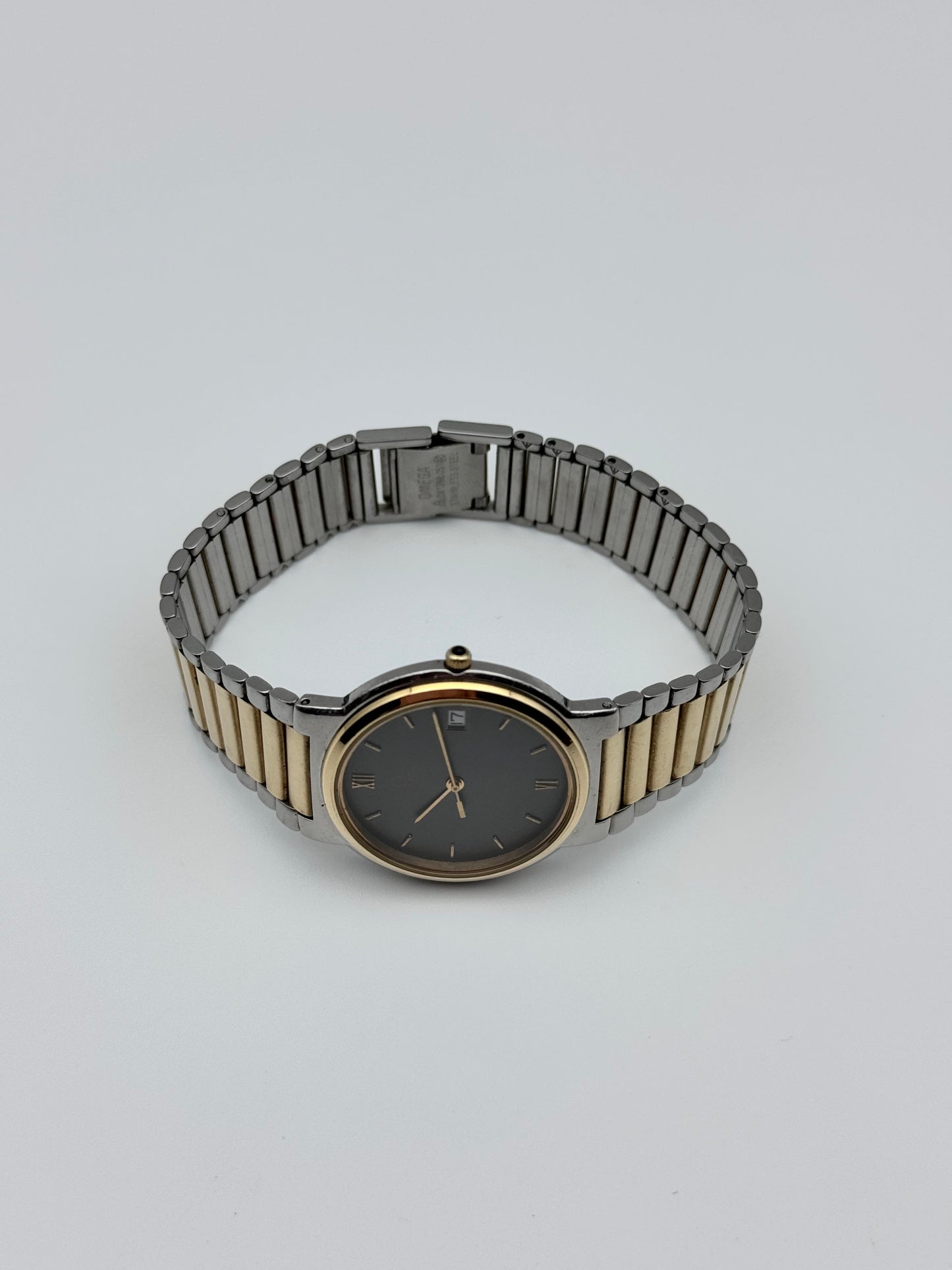 Omega De Ville Quartz Date 196.0256 - Original Bracelet