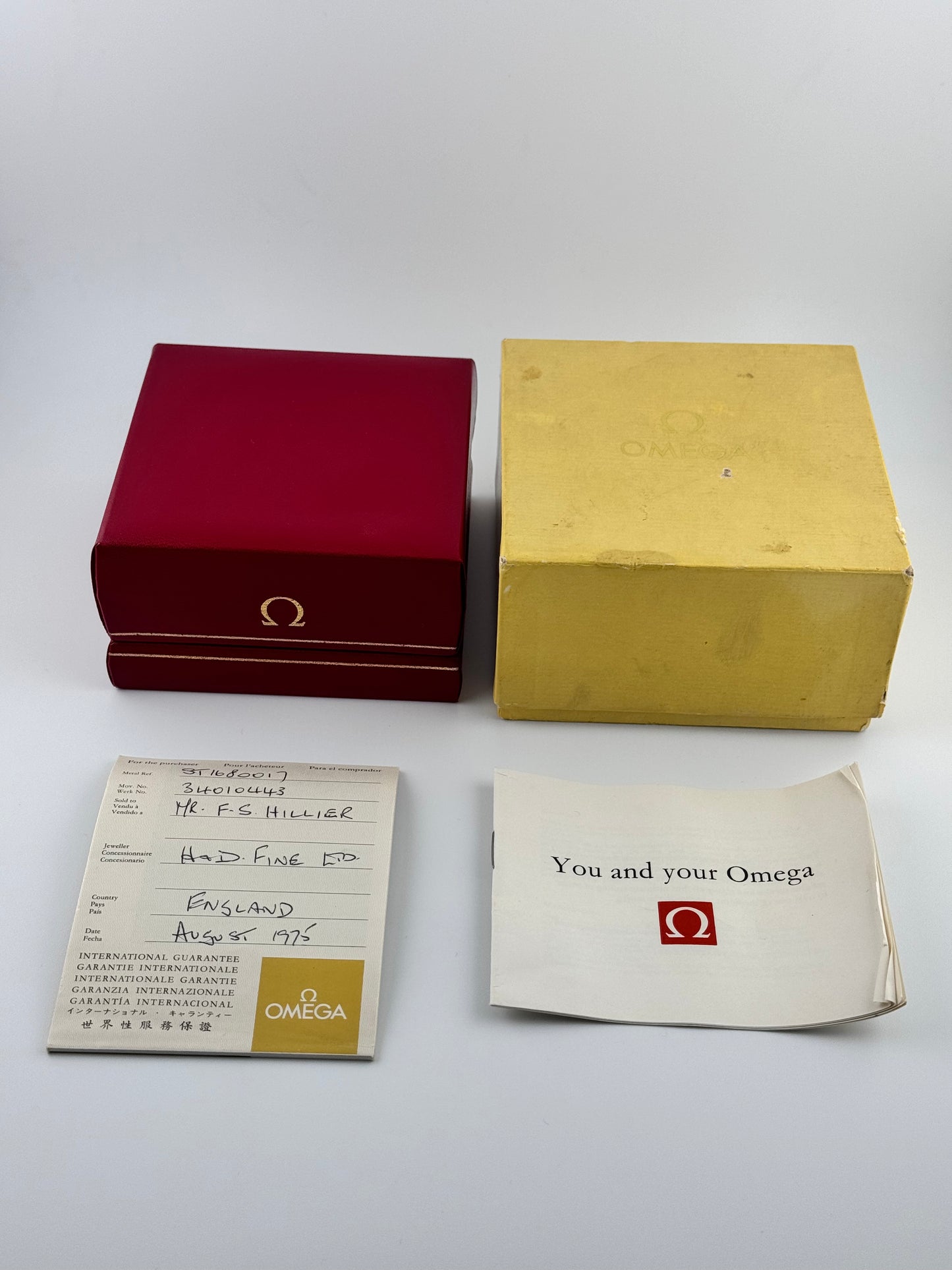 Omega Constellation Chronometer Automatic Date 168.017 Full Box and Papers