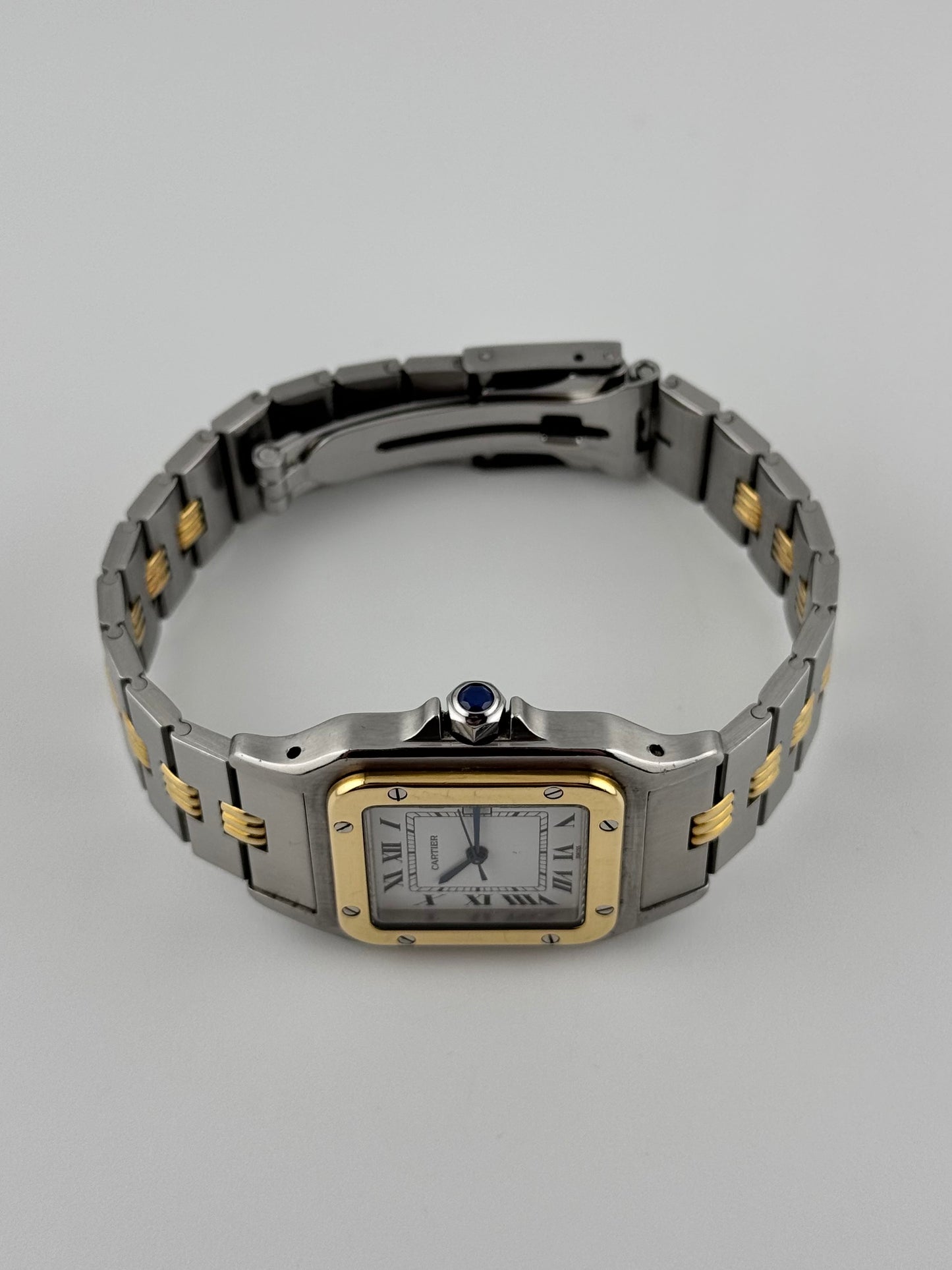 Cartier Santos Carree Automatic - Rare Godron Bracelet - 2961 - Original Box