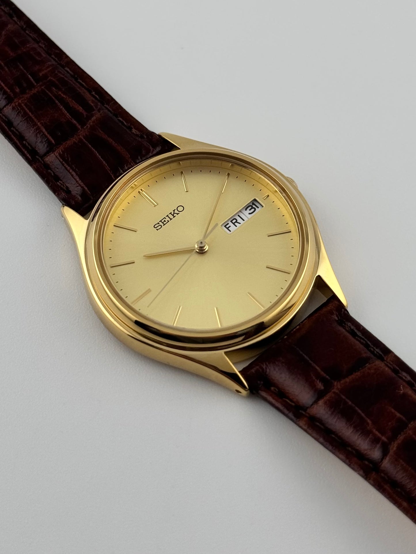 Seiko Quartz Day-Date 7N43-8A99
