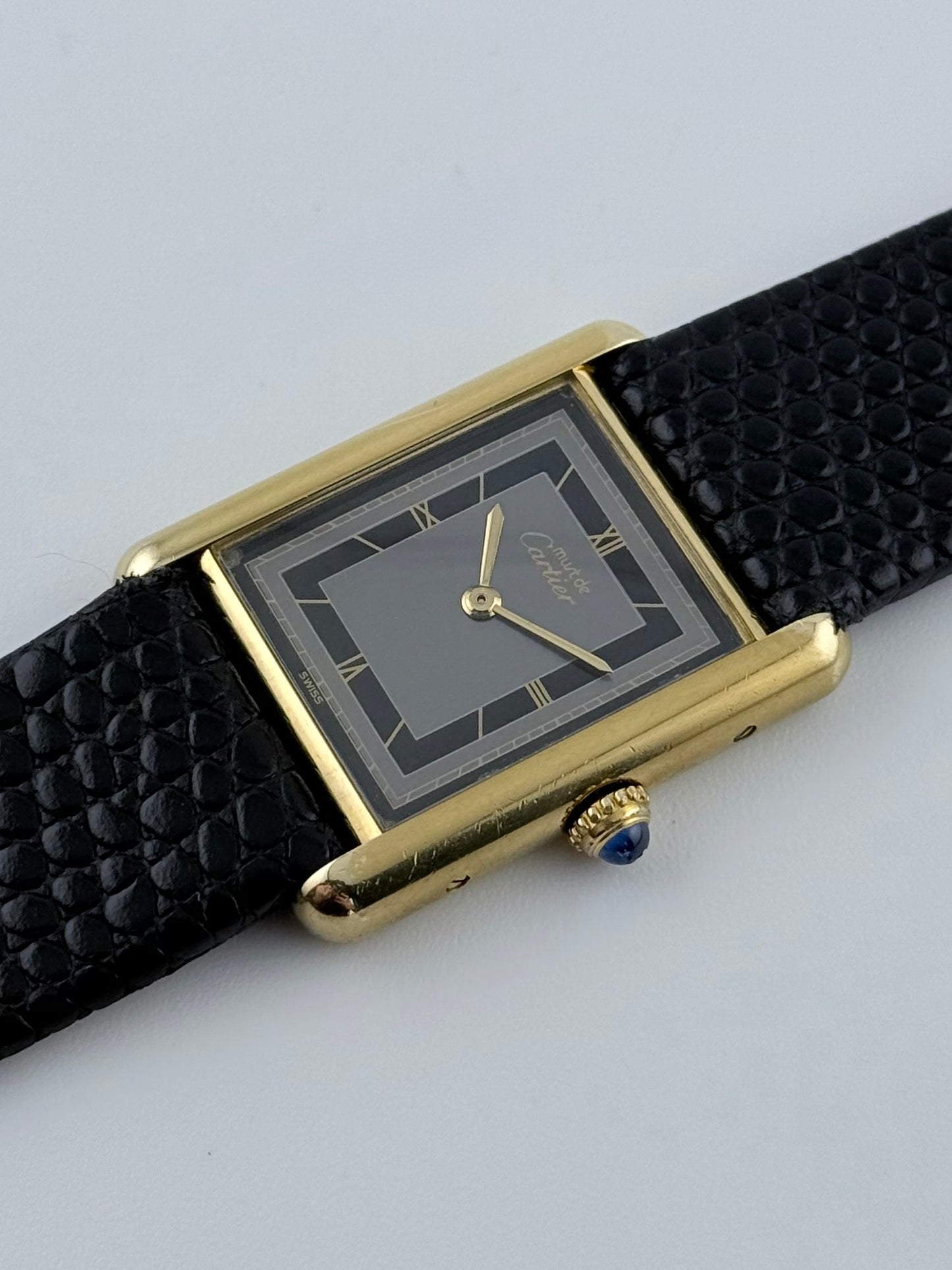 Cartier Must De Tank Quartz - Rare Slate Dial