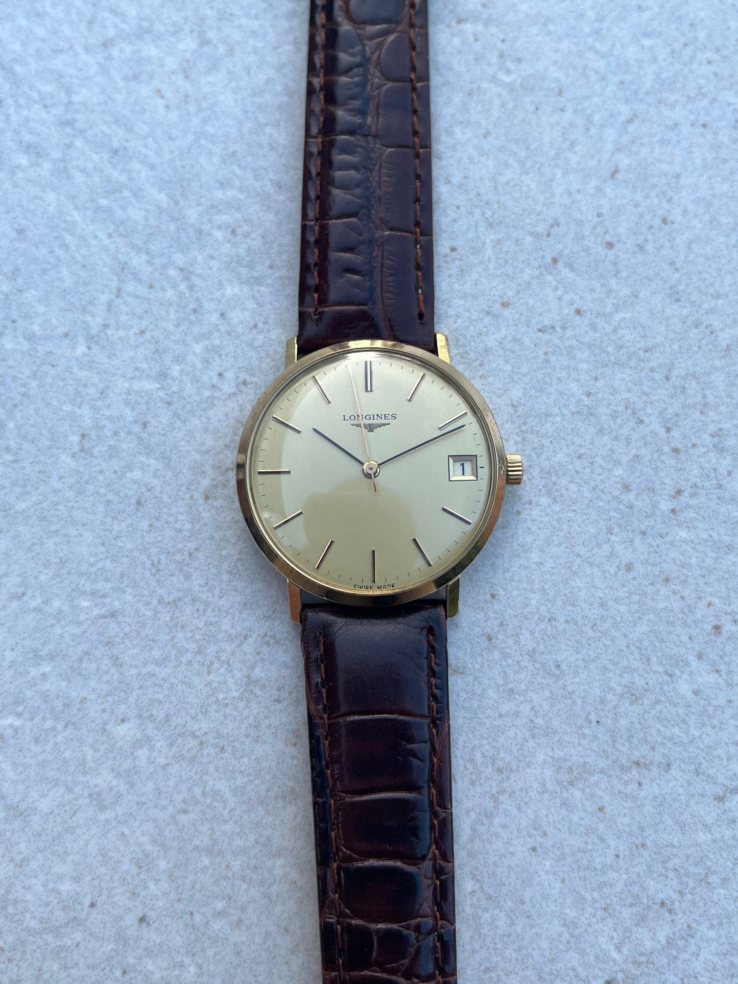 Longines Manual Wind Date 1970s