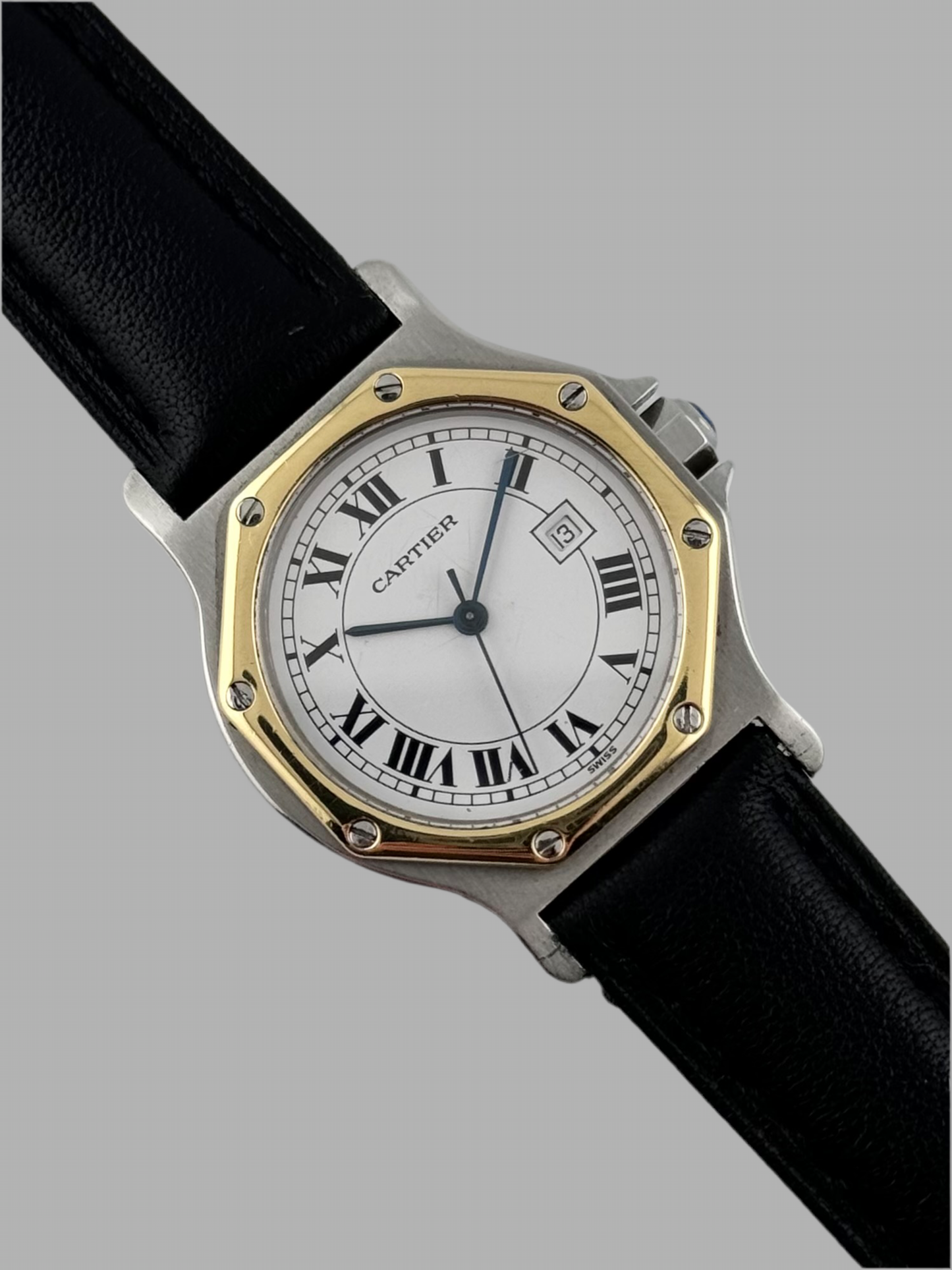 Cartier Santos Octagon Automatic Date - 2966