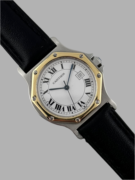 Cartier Santos Octagon Automatic Date - 2966