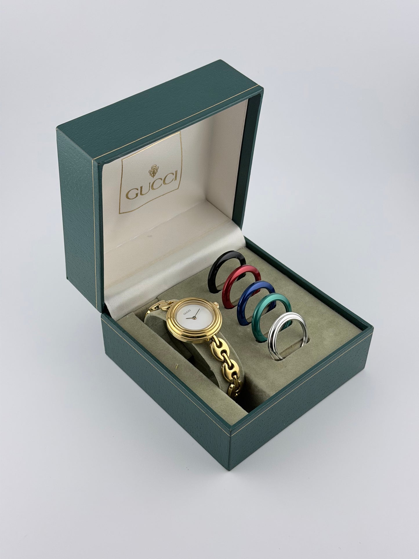 Gucci 11/12.2 - Change Bezel Watch - Ladies - Original Box & Warranty Card