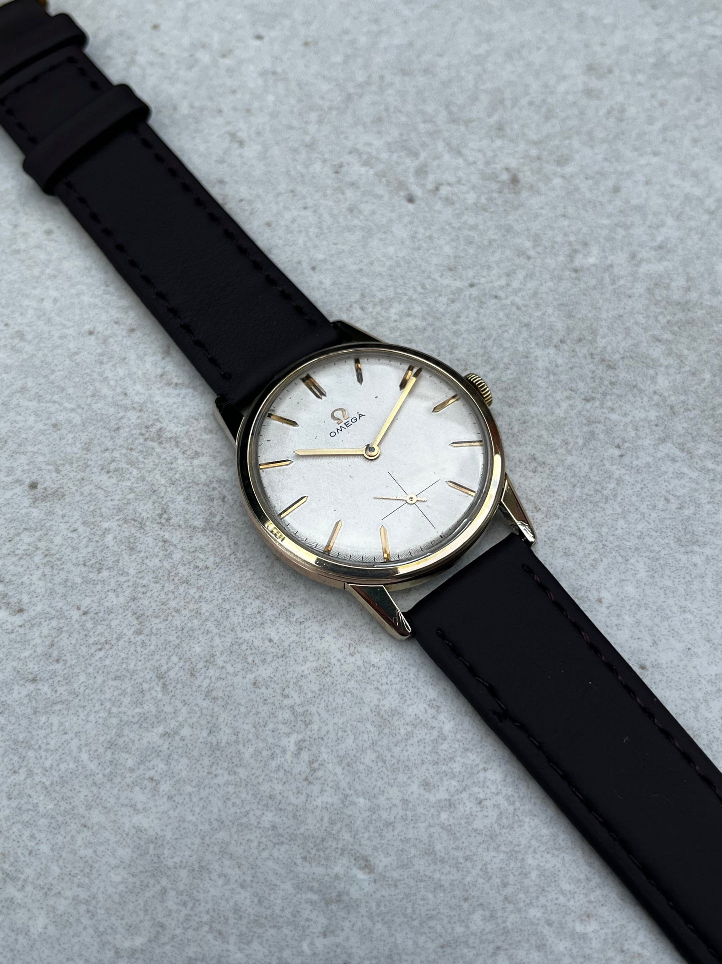 Omega Manual Wind Small Seconds Linen Dial 121.001