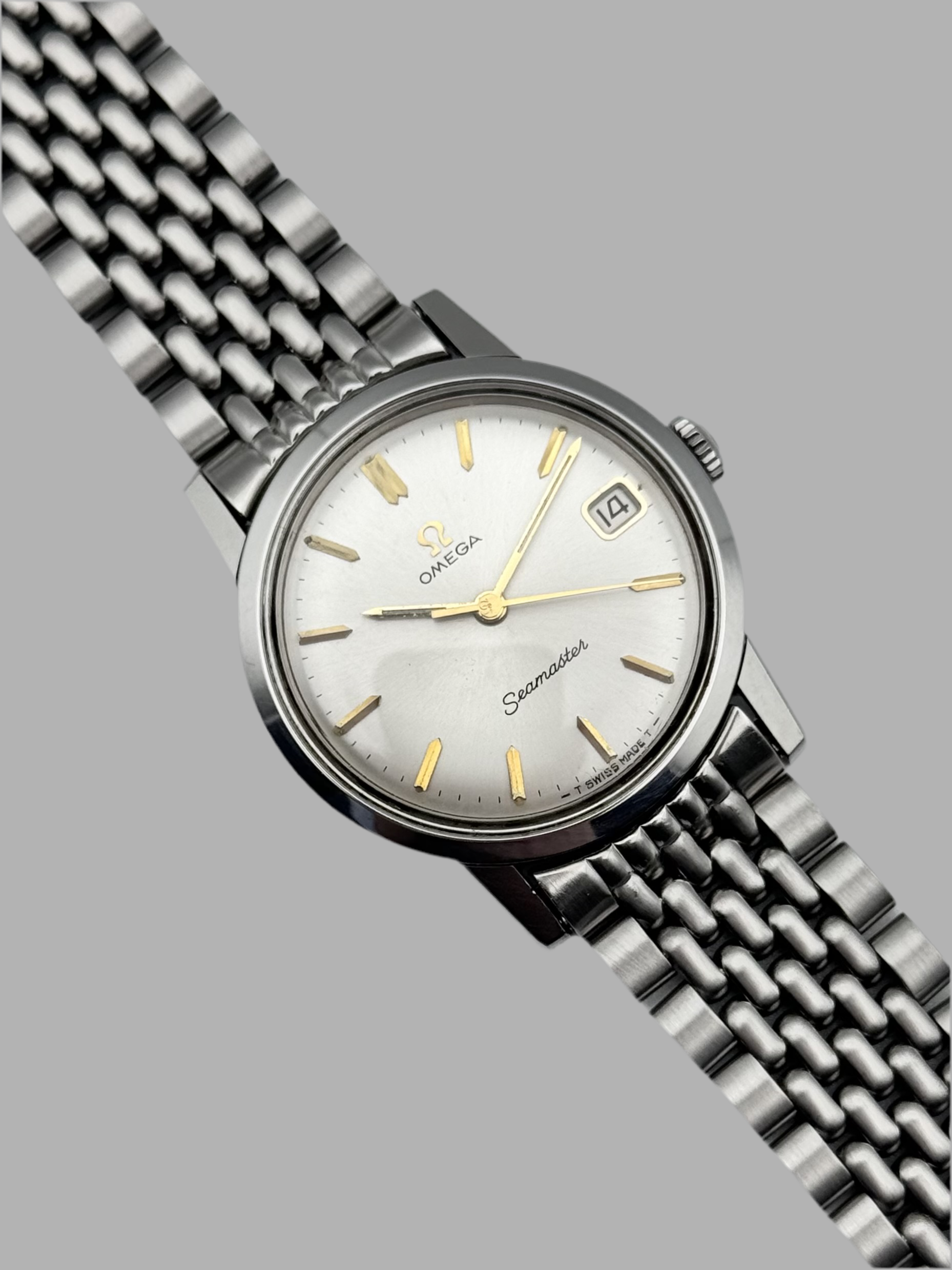Omega Seamaster Manual Wind Beads of Rice bracelet