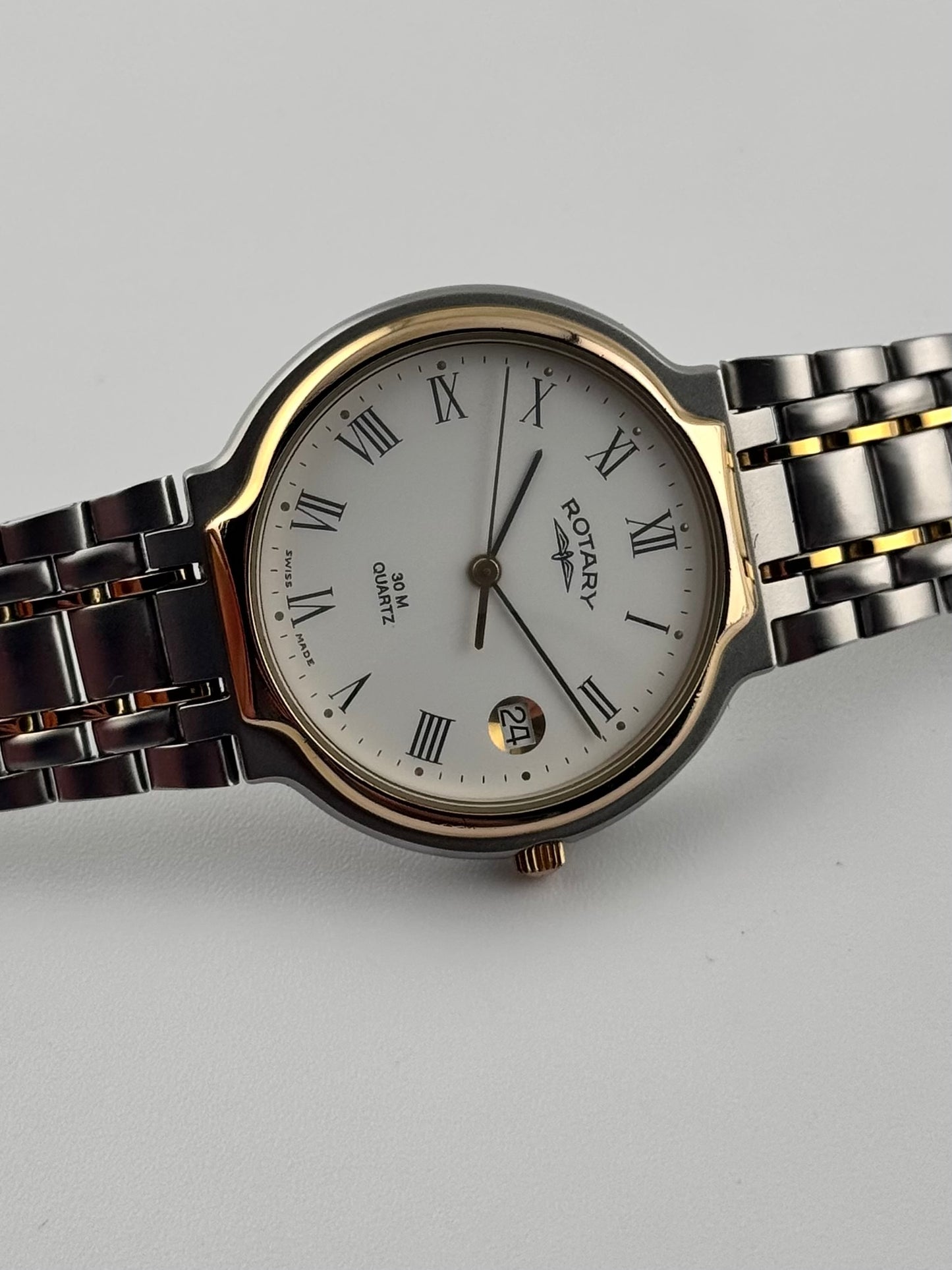 Rotary 30m Quartz - Date - with BOX