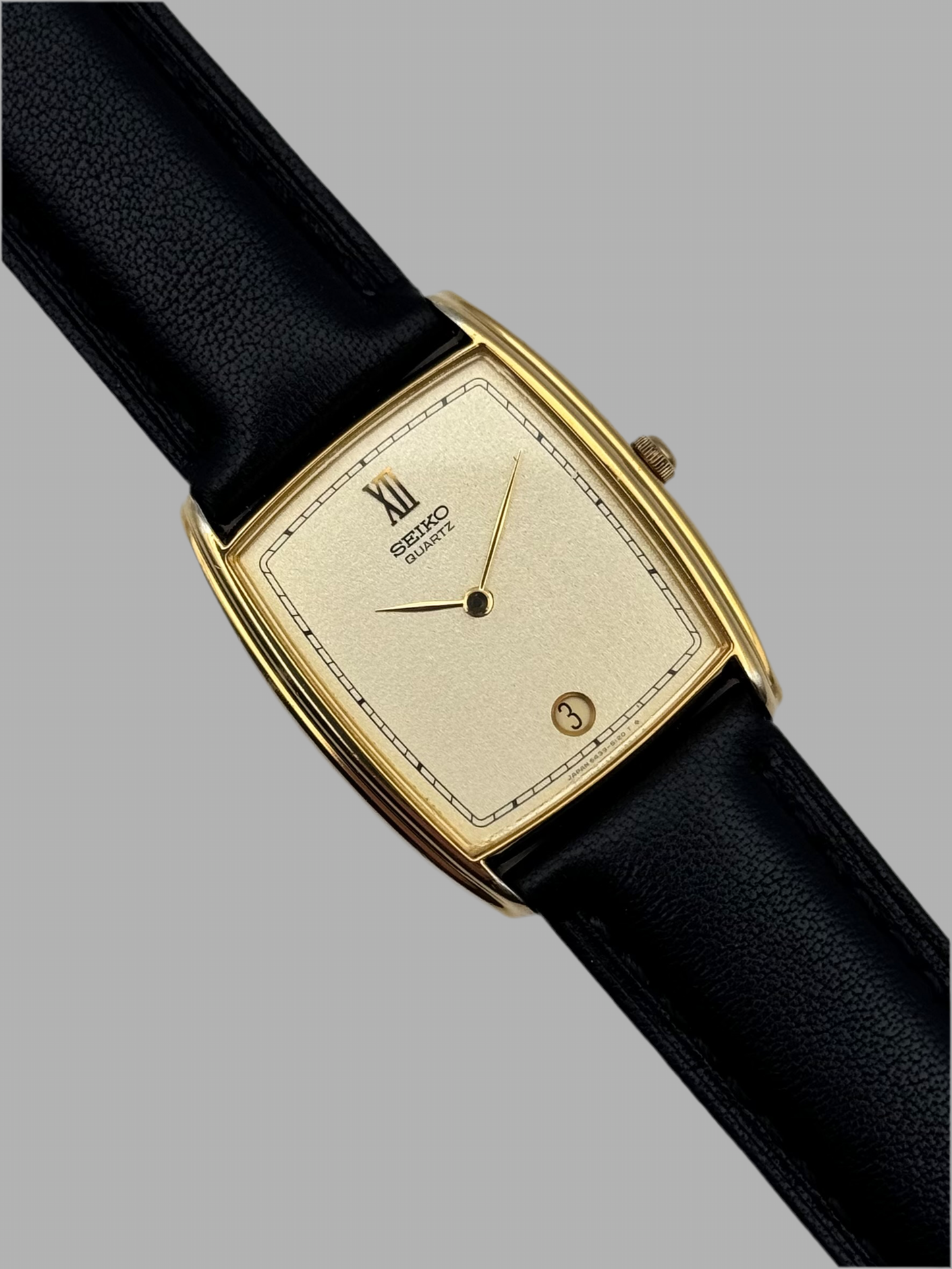 Seiko Tank Quartz Date - 6439-5040