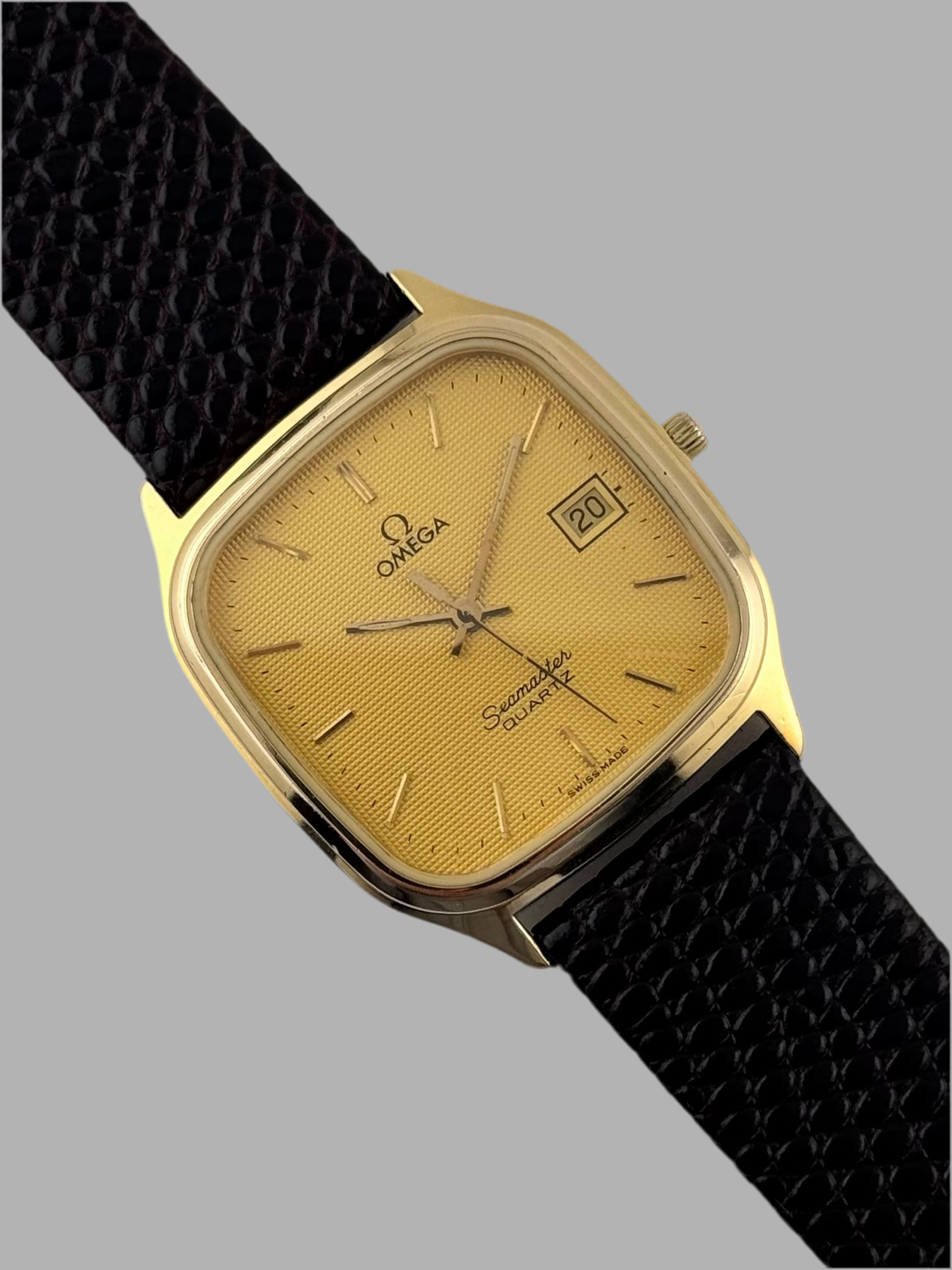 Seamaster Quartz Gold Square Omega Seamaster Omega Seamaster