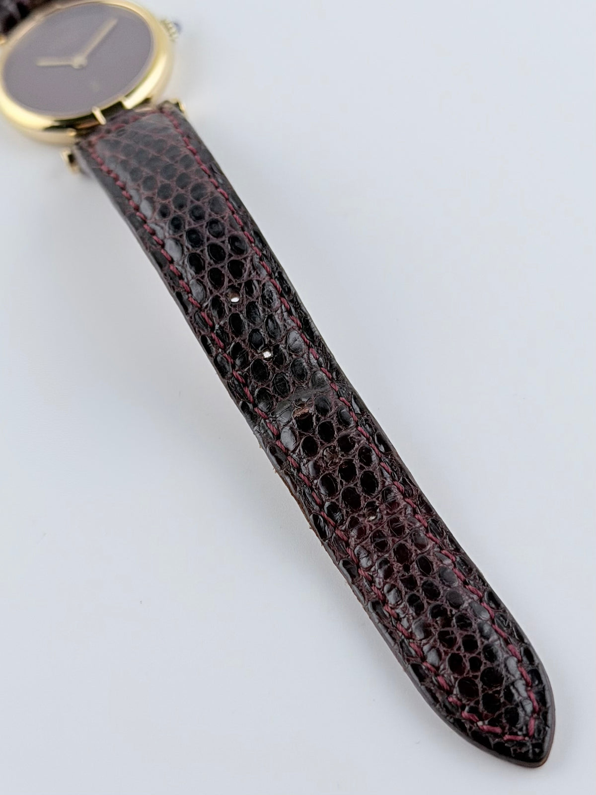 Cartier Must de Cartier Vendome Quartz - 18 - Burgundy Dial