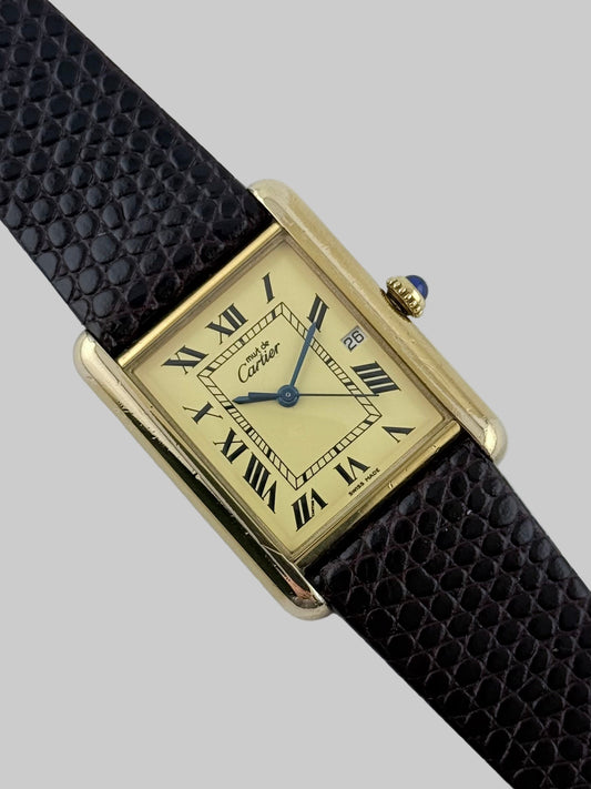 Cartier Tank Must Quartz Date XL Size - 2413