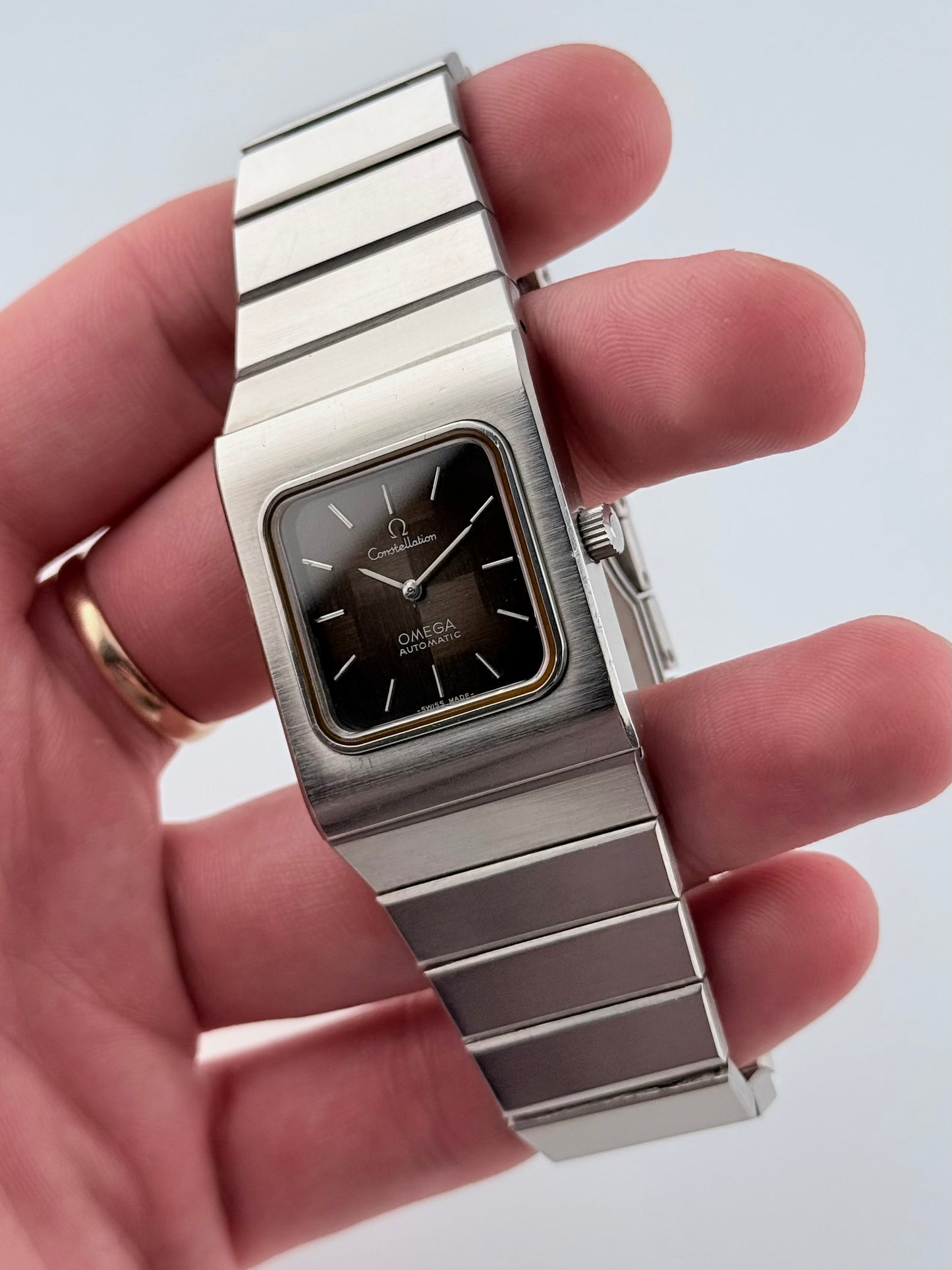 Omega Constellation Bucaneer Automatic - 555.0012 - Rare - Wood Effect Dial