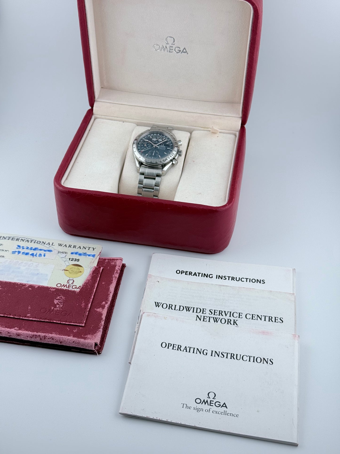 Omega Speedmaster Automatic Chronograph Triple Calendar - 175.0084 - Box and Papers