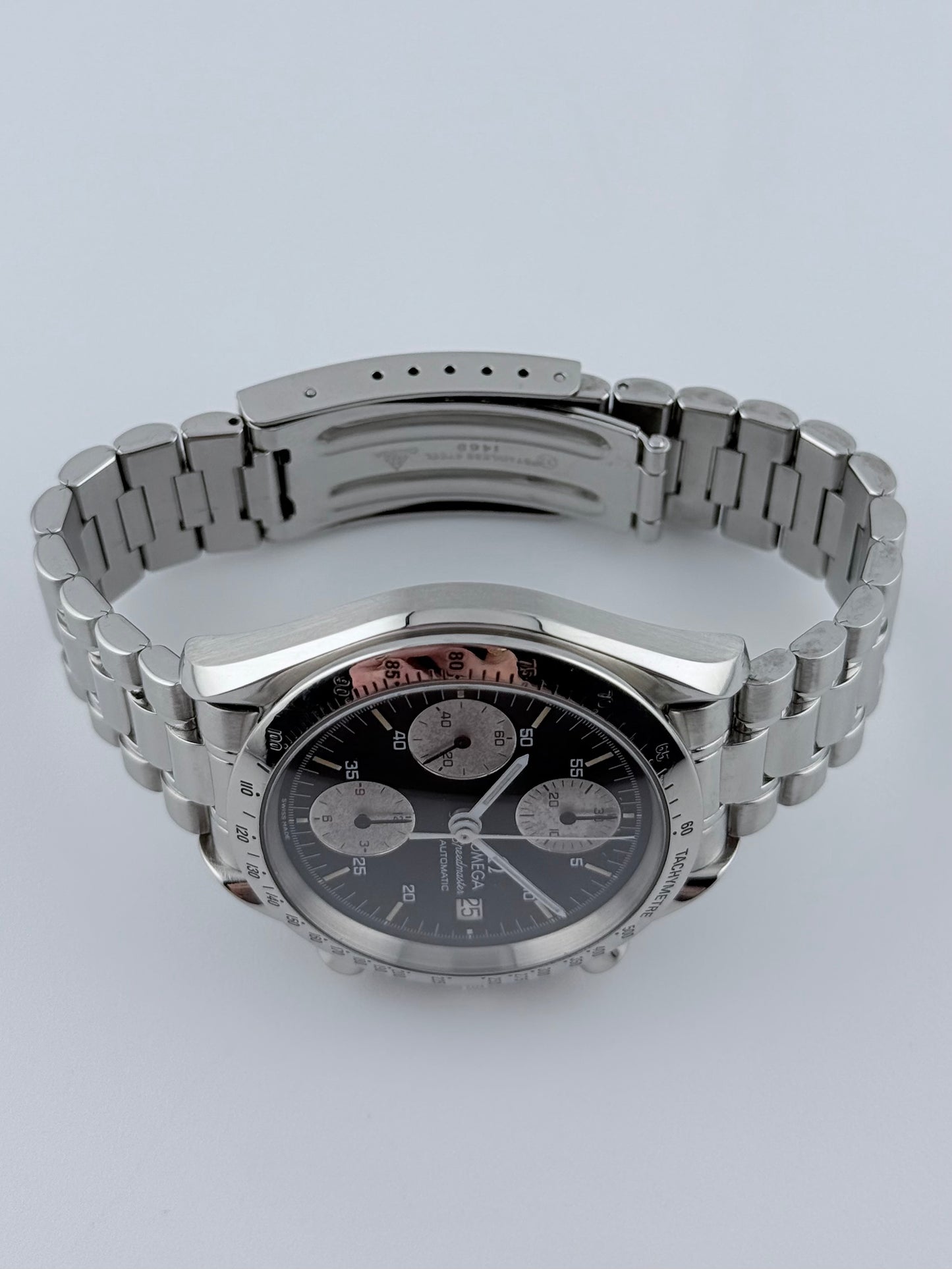 Omega Speedmaster Automatic Date - 175.0043 - Rare Reverse Panda Dial