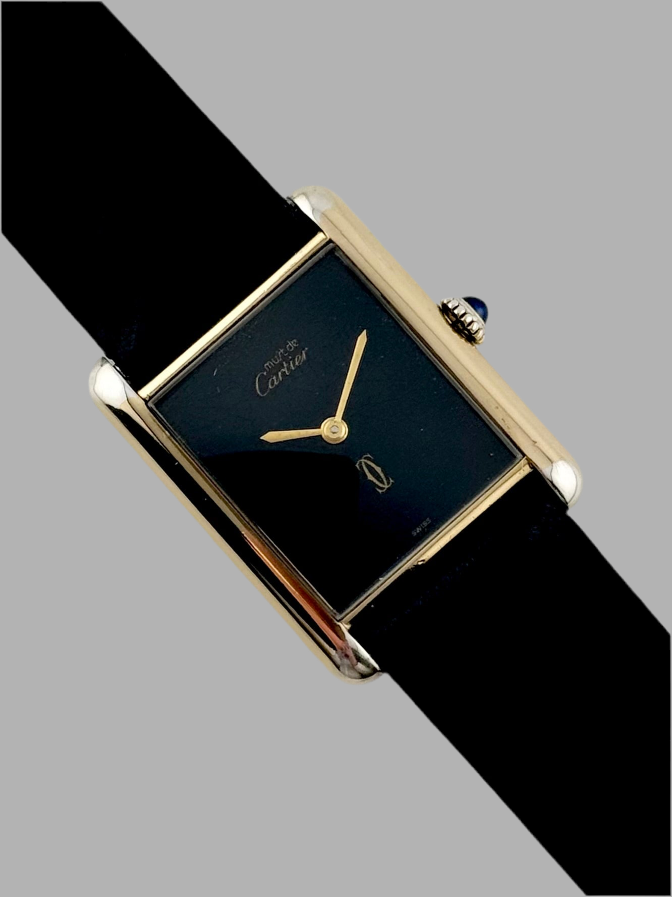 Cartier Must de Cartier Tank - Manual Wind - Black Dial