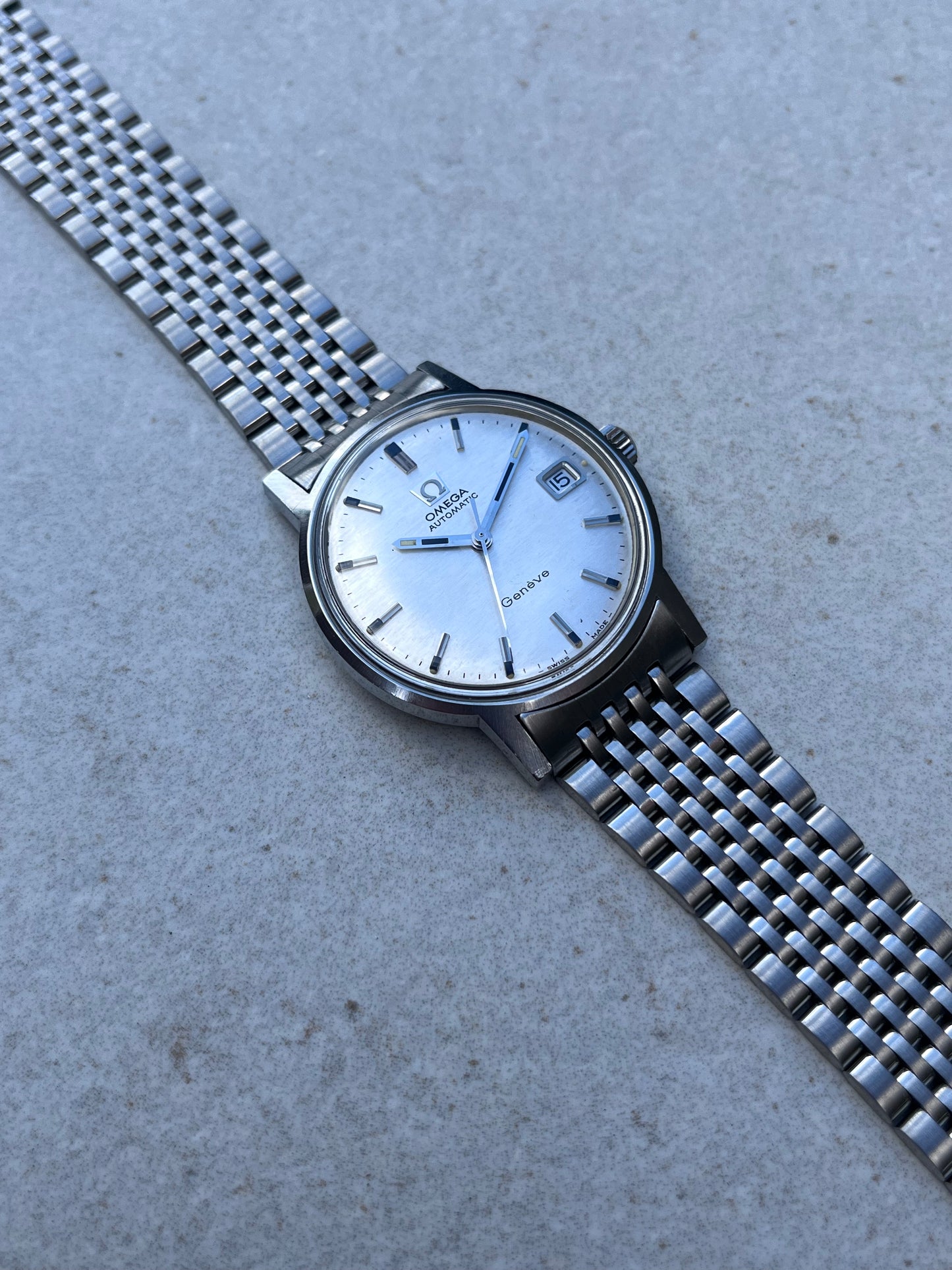 Omega Geneve Automatic Shantung Dial 166.070
