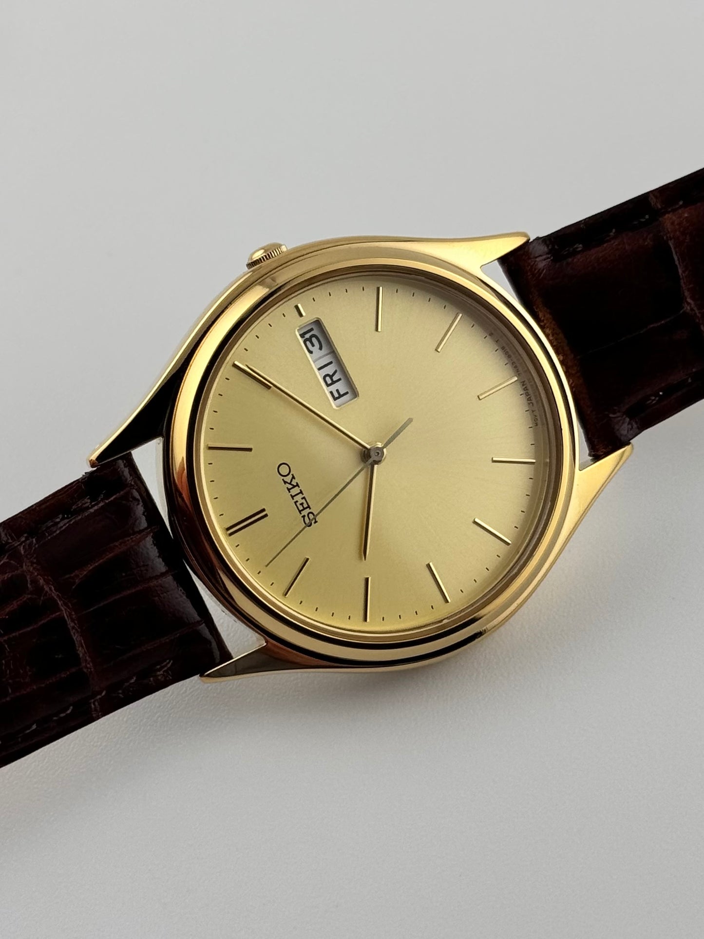 Seiko Quartz Day-Date 7N43-8A99