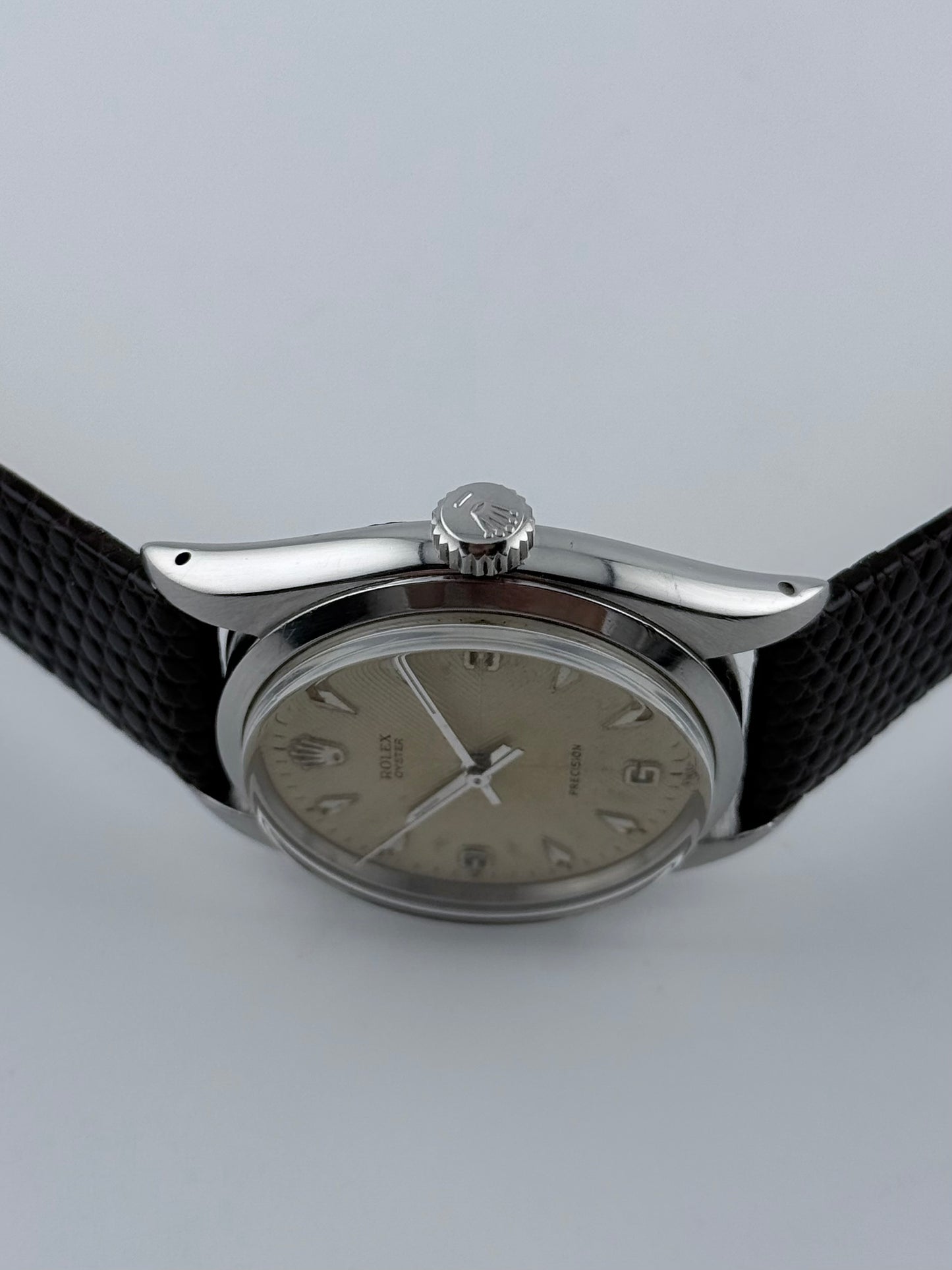 Rolex Oyster Precision Manual Wind - 6422 - Rare Chevron Dial - Collectors Set