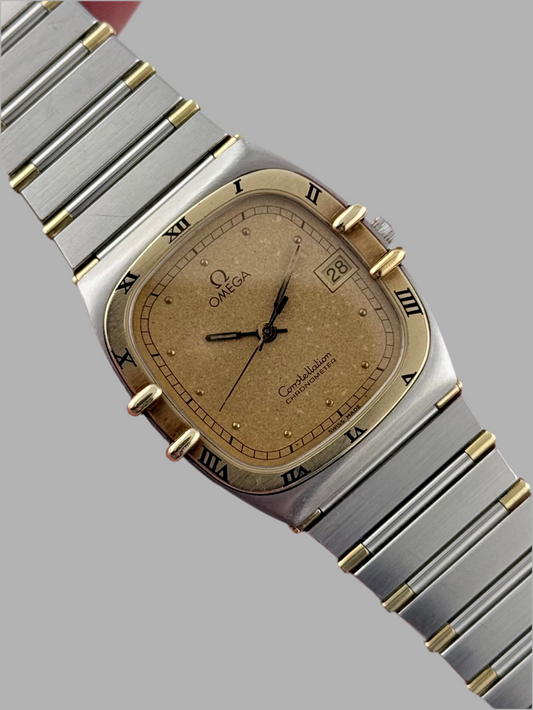 Omega Constellation Manhattan Chronometer Quartz Date 398.0867