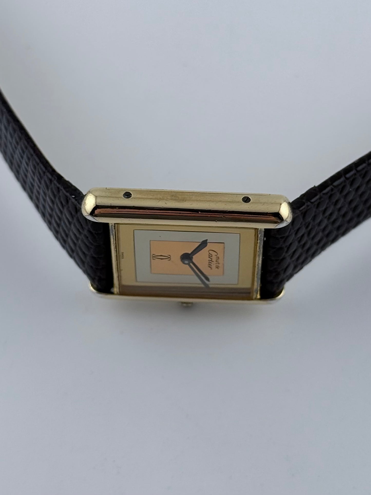 Cartier Must De Paris Tank Quartz - Trinity Dial