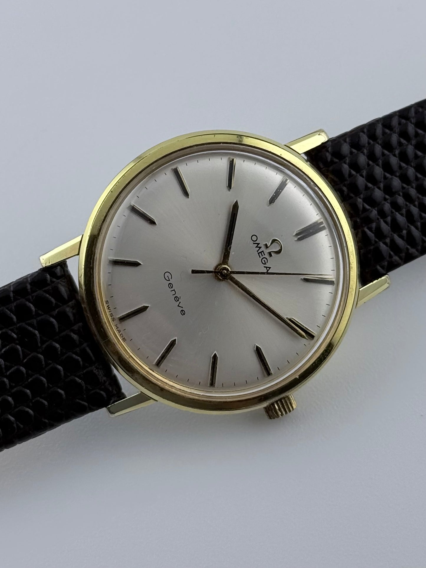 Omega Geneve Manual Wind 131.019SP - Sunburst Dial