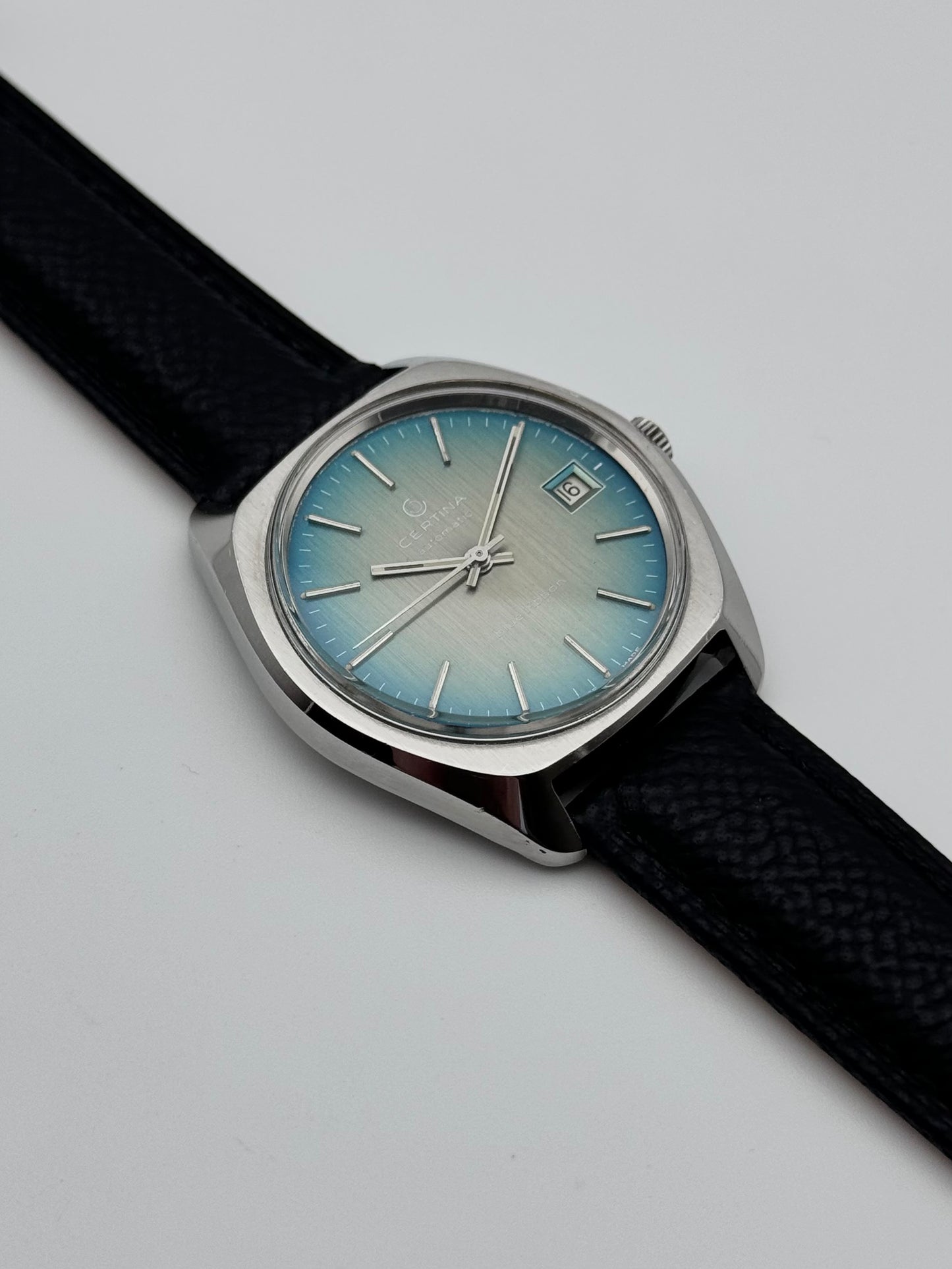 Certina Blue Ribbon Automatic Date - Cal 25-011 - Rare Volvo custom order.