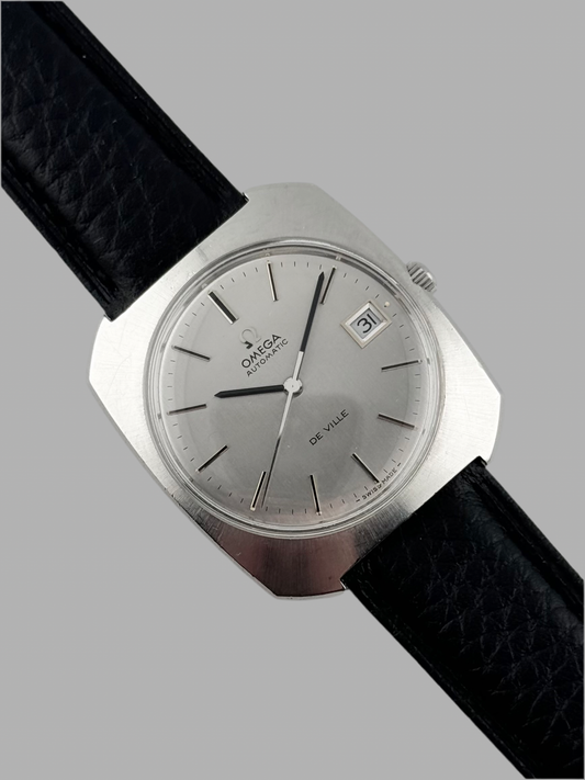 Omega De Ville Automatic Date Rare Jumbo Size - 166.085