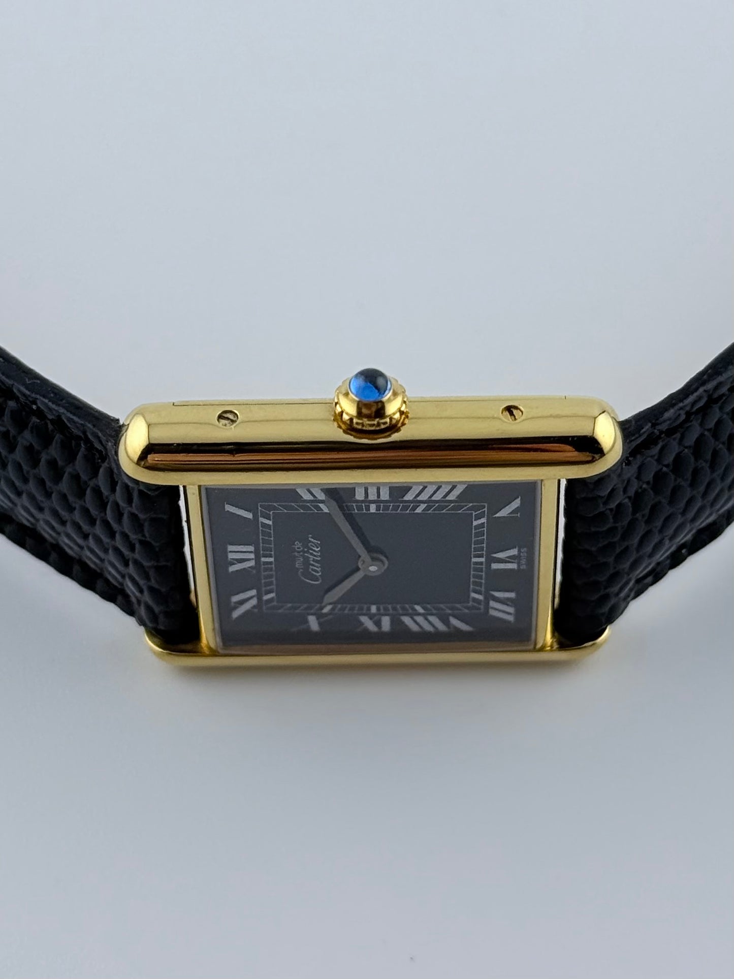 Cartier Must De Tank Manual Wind - 6 - Black Dial