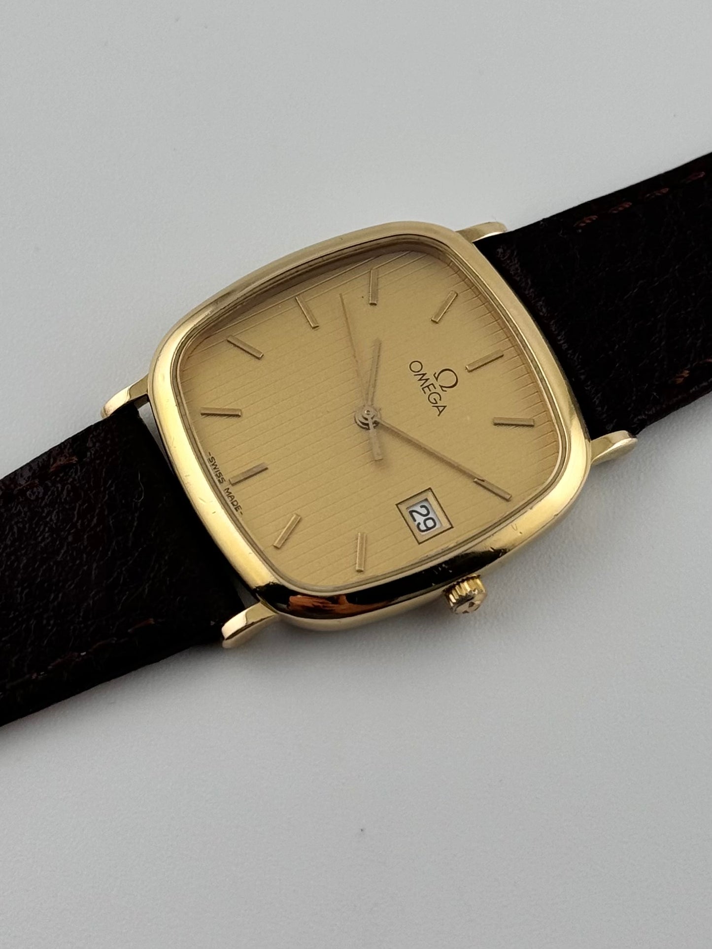 Omega De Ville Tank Quartz 196.0317.1 - Tapestry Dial