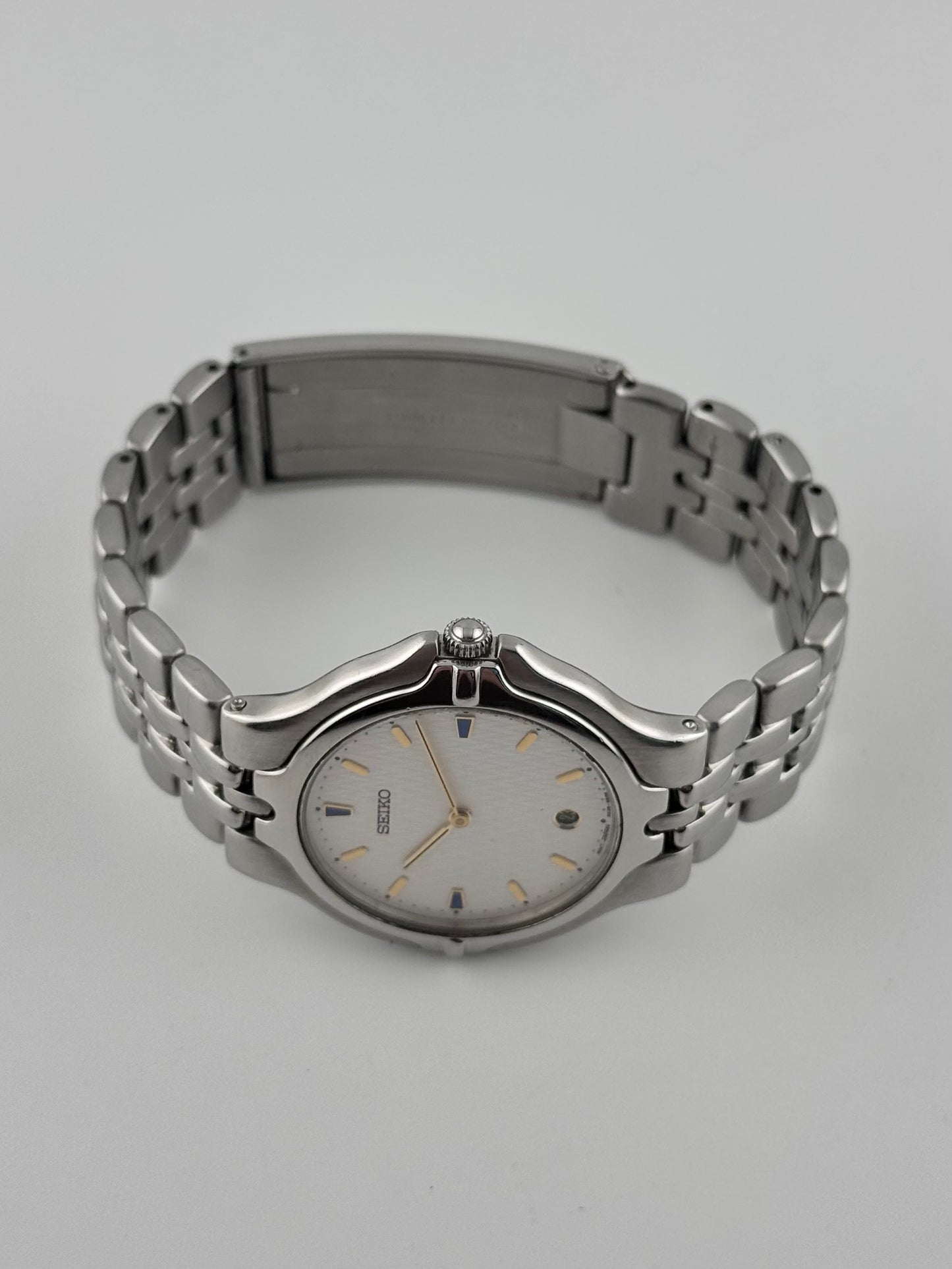 Seiko Presage Quartz Date 5E29-6B80 Rare Dial