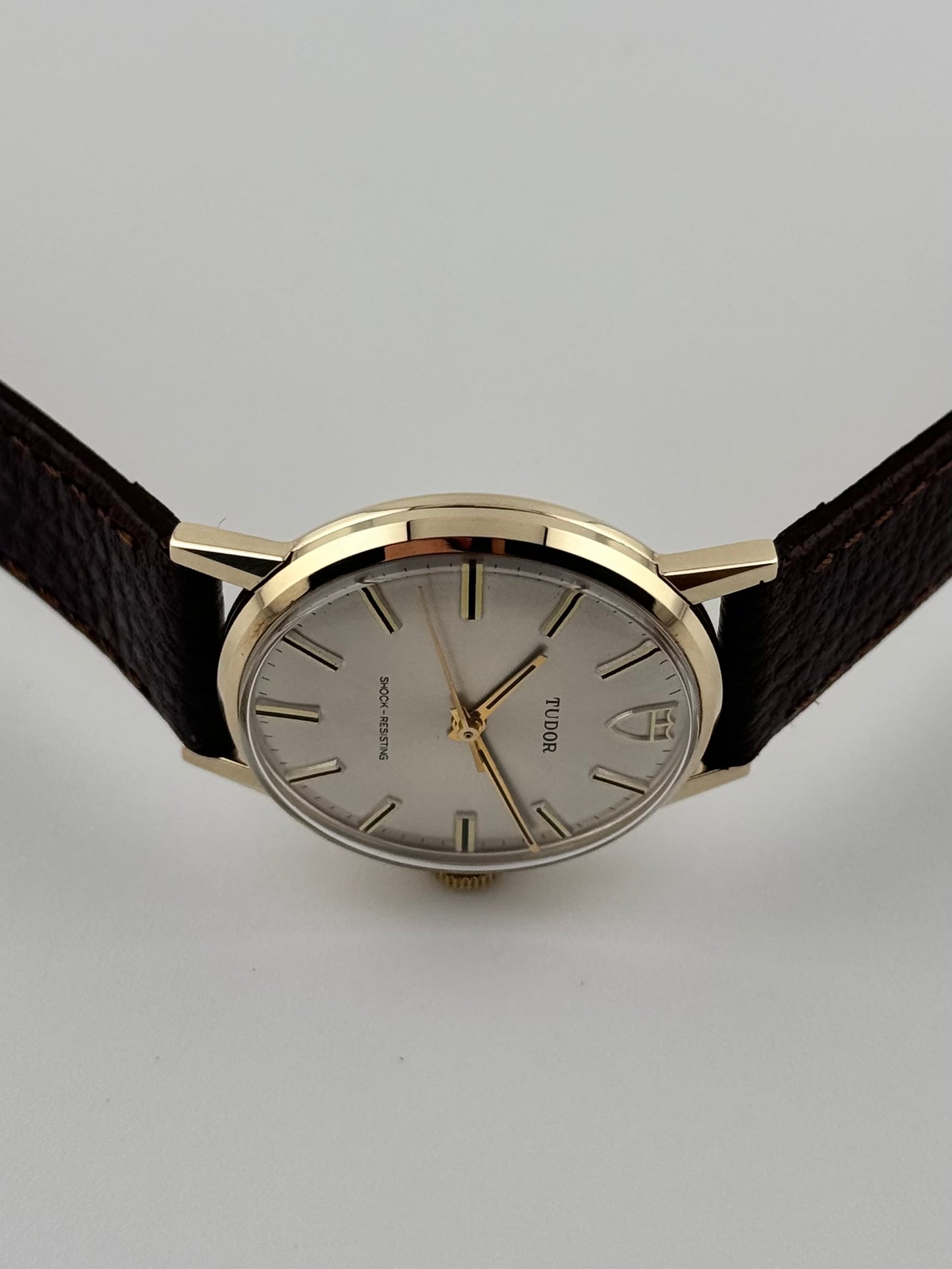 Tudor Manual Wind Shock Resisting 9ct Solid Gold Dress Piece