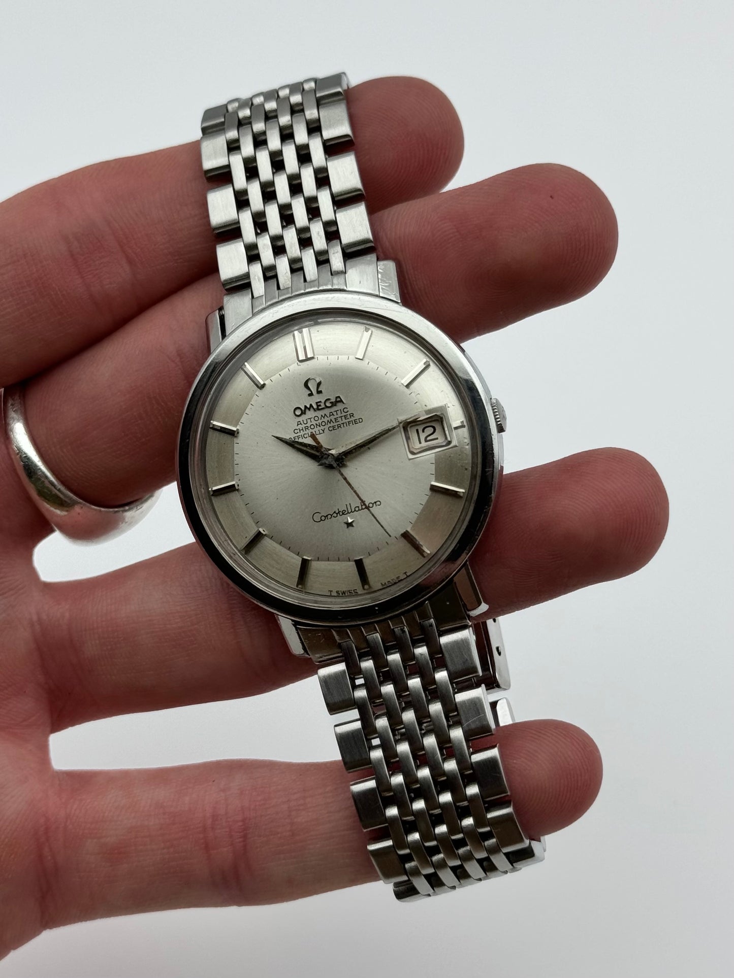 Omega Constellation Pie Pan Chronometer Automatic Date  - 168.004 Original Bracelet