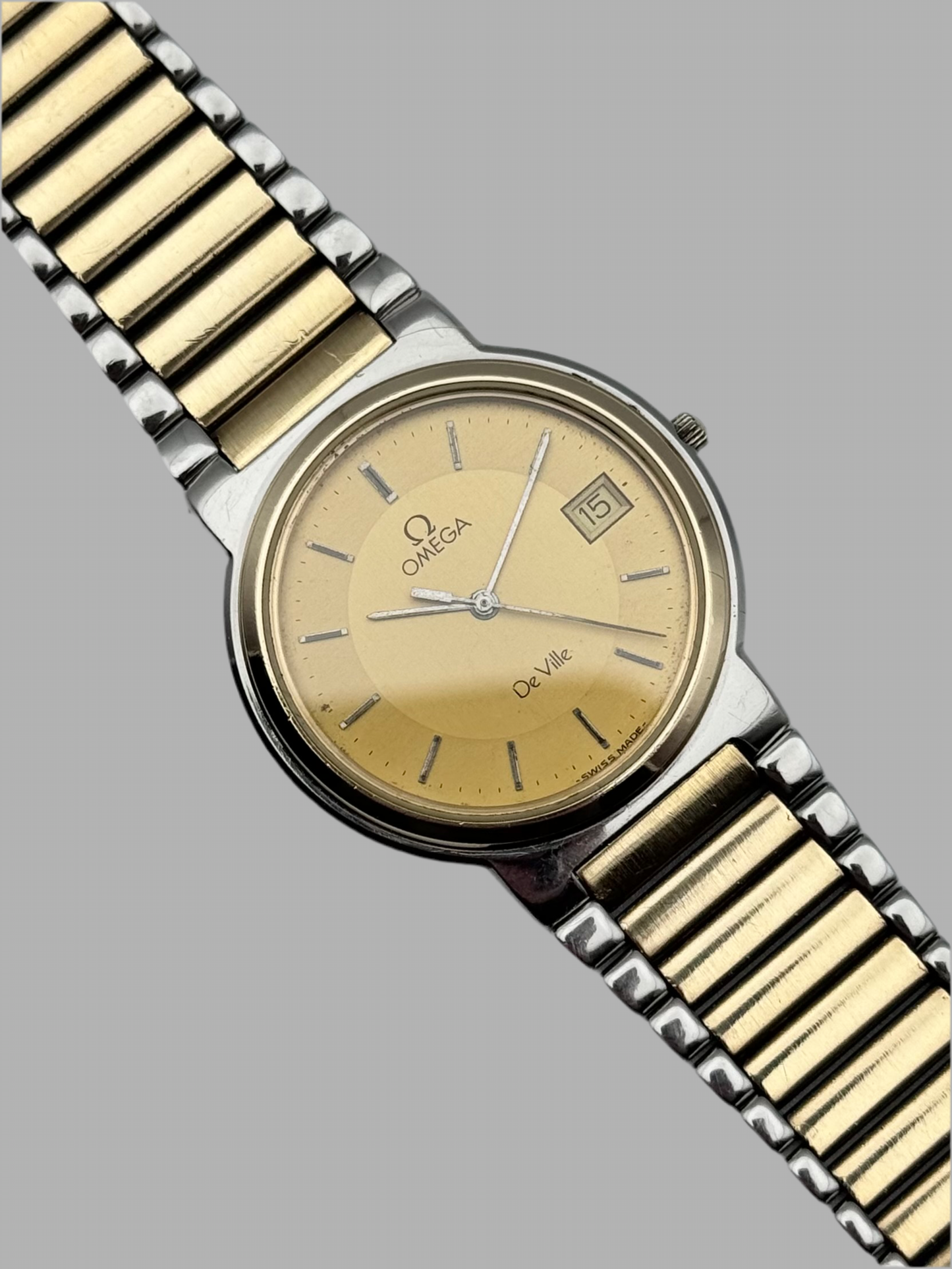 Omega De Ville Quartz Date 196.0256 - Original Bracelet