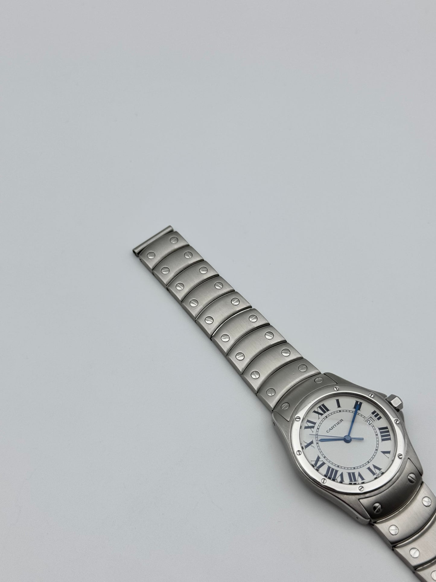 Cartier Santos Ronde Quartz Date 1561 - Boxed