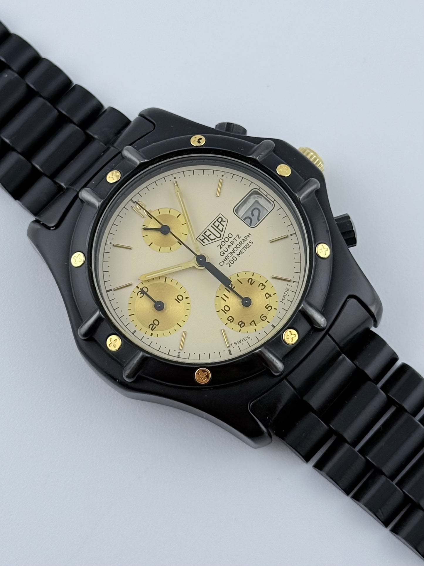 Heuer 2000 Quartz Chronograph - 253.006 - Rare