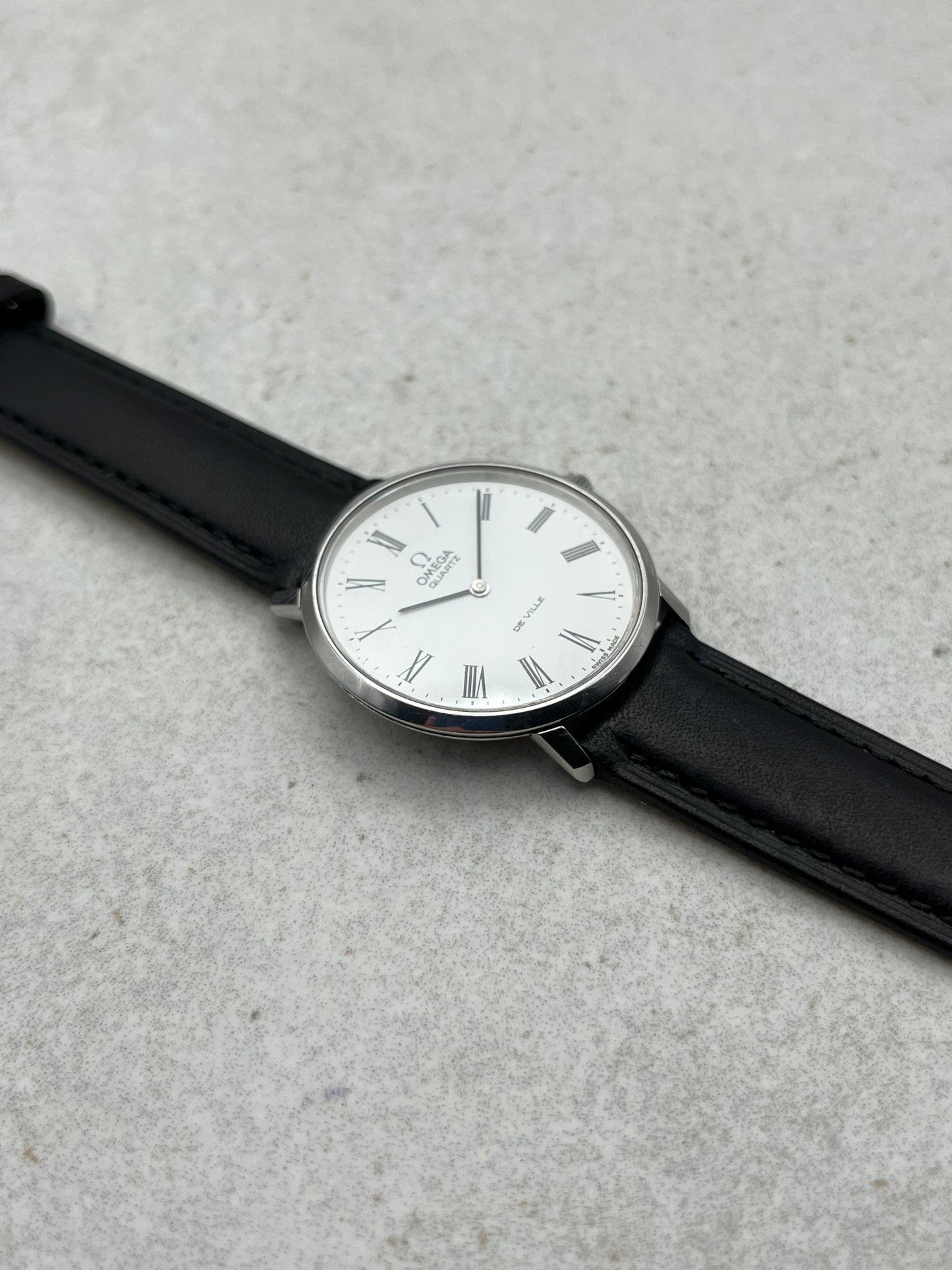 Omega White Dial Quartz Cal 191.0032