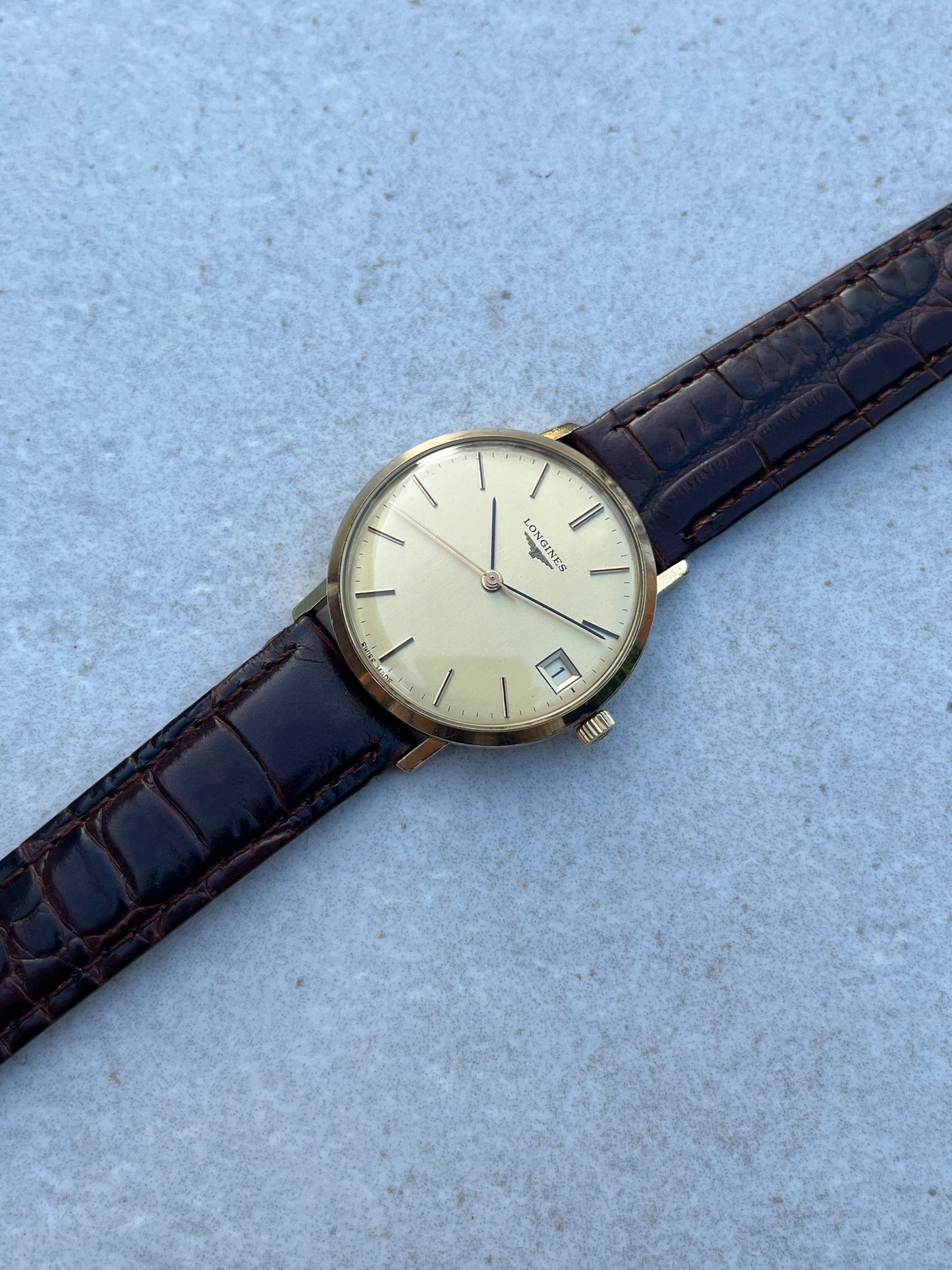 Longines Manual Wind Date 1970s