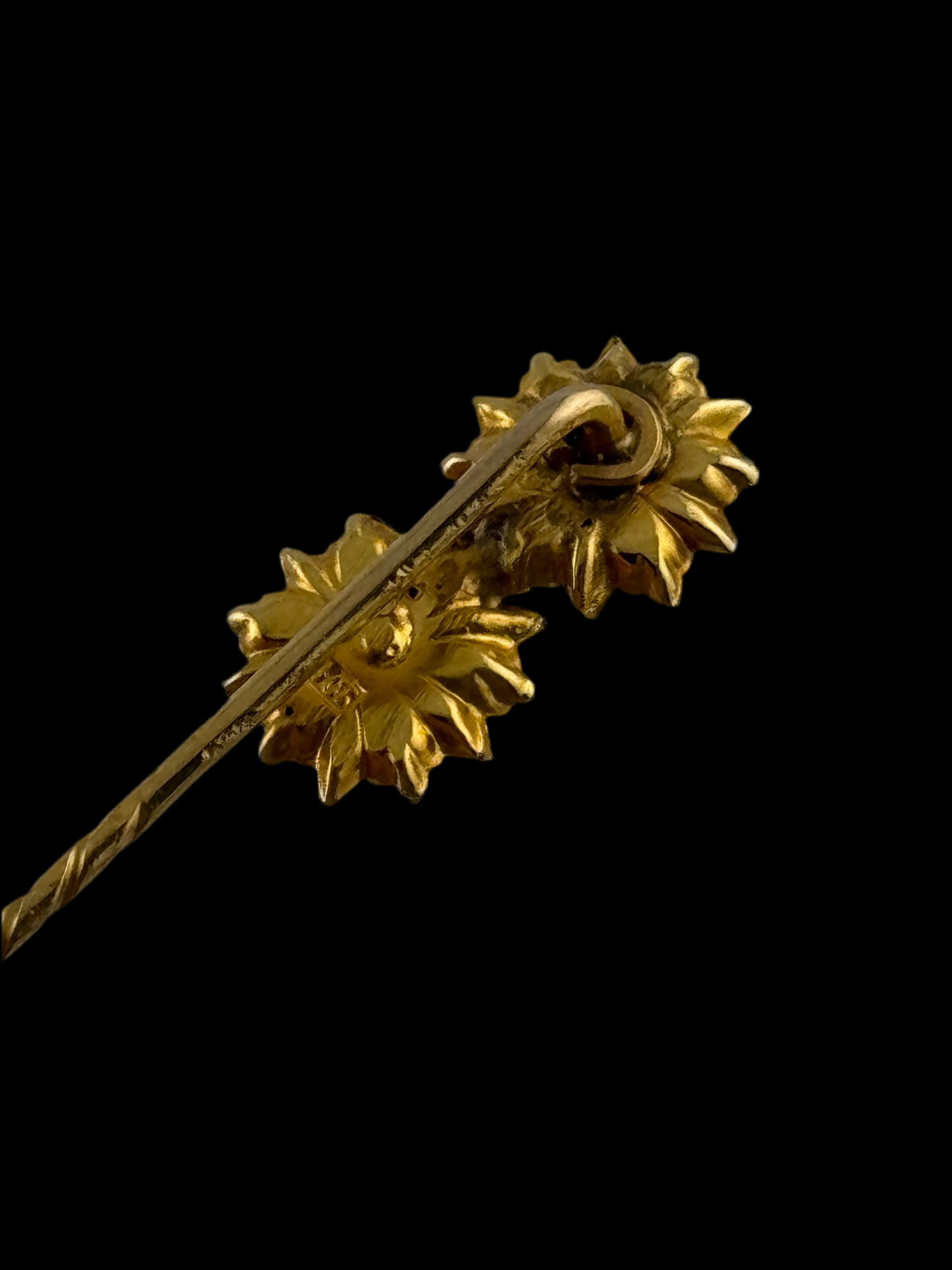 9ct Gold Gent’s Ruby Antique Stick Pin - Early 1900s - Original Box