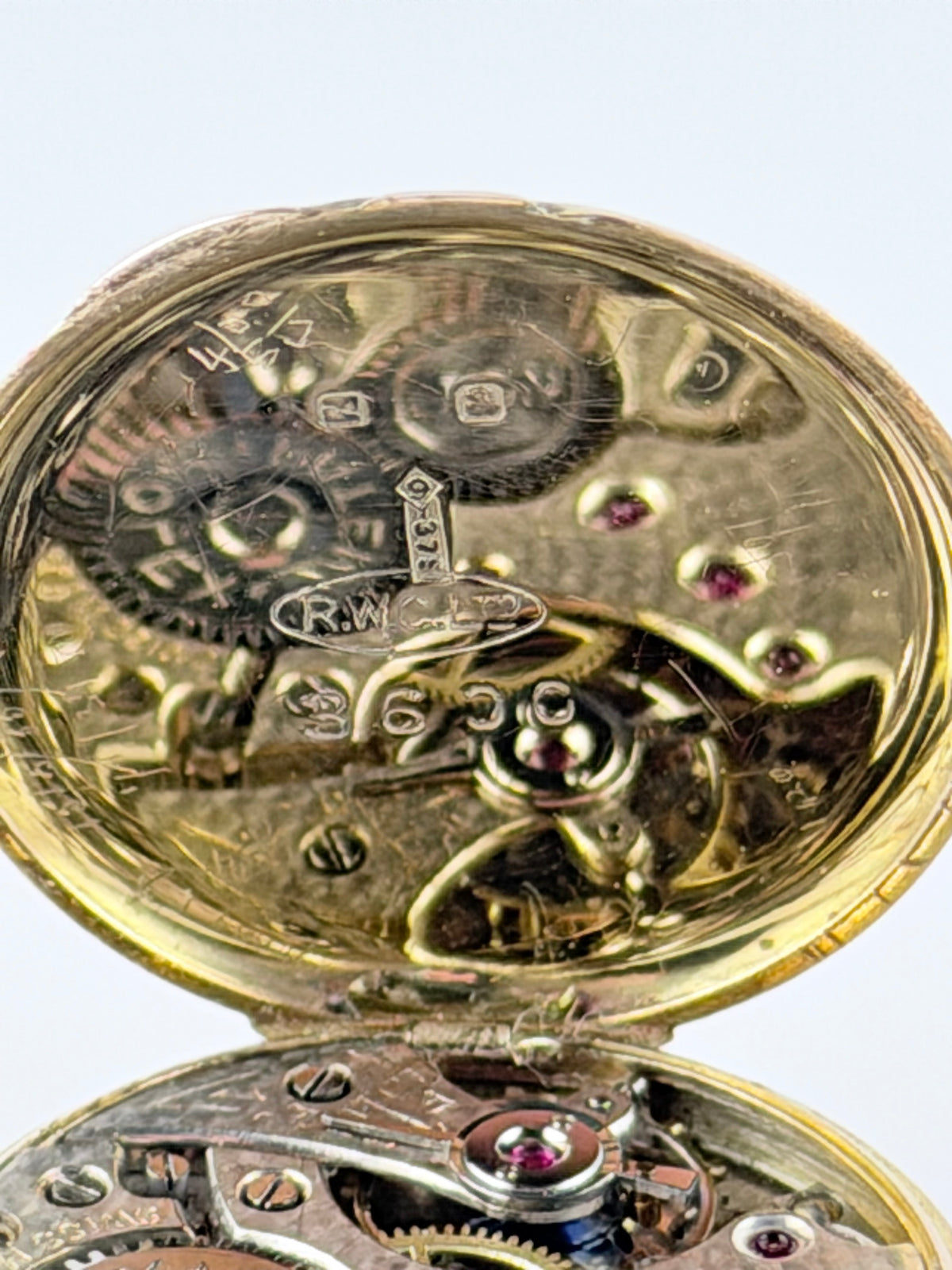 Rolex Ladies Cocktail Watch Manual Wind - 1920s - 9ct Rose Gold - Britannic Bracelet - Silver Guilloche Dial