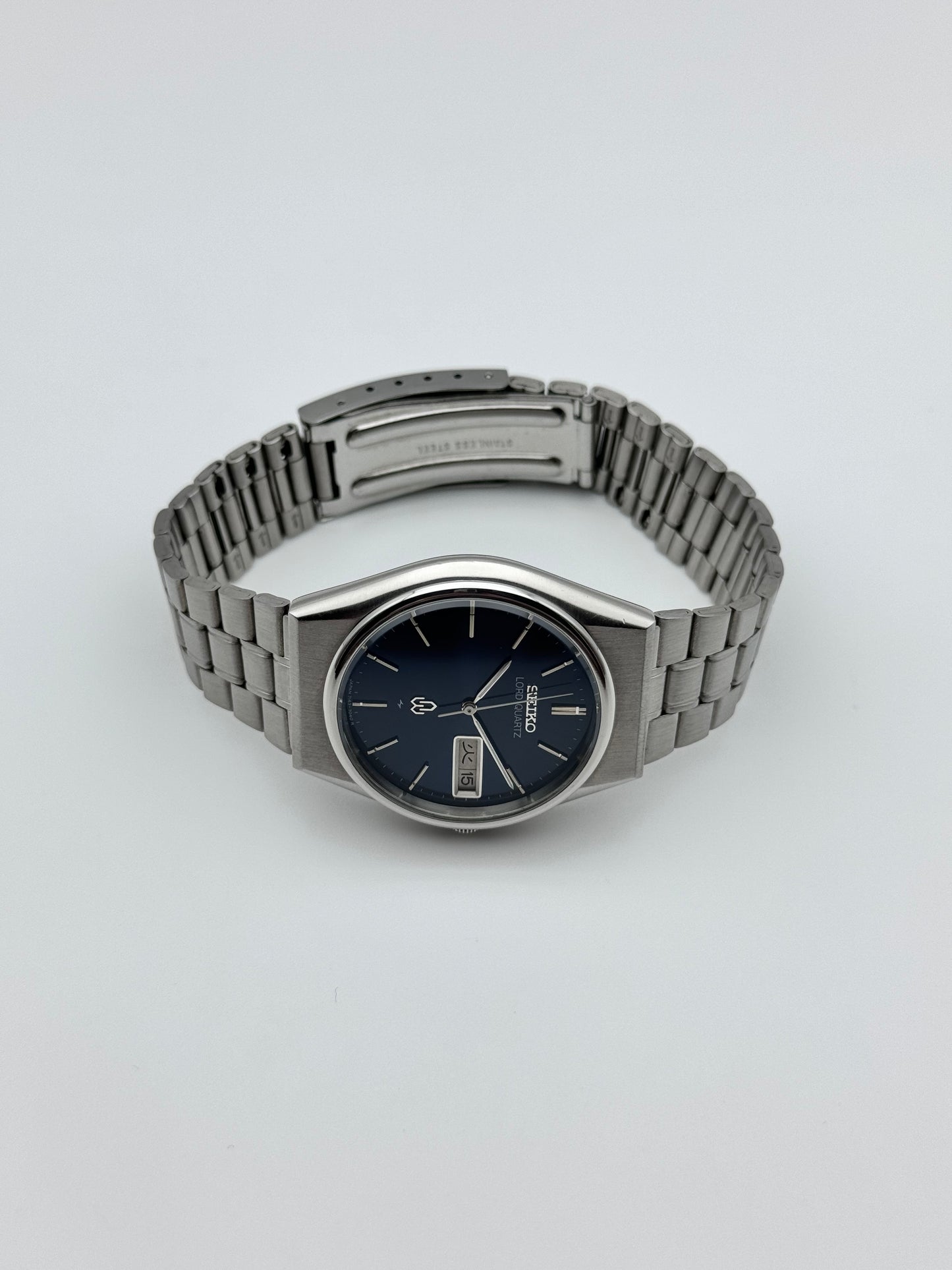 Seiko Lord Quartz JDM Japanese Day-Date 7143-7030