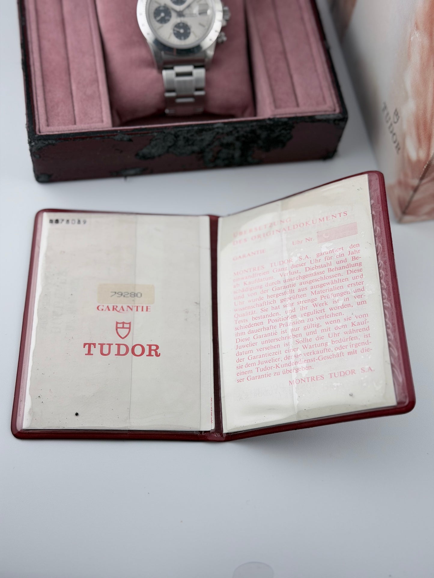 Tudor Oysterdate Automatic Chrono Time - 79280 - Silver Panda Dial - FULL SET!