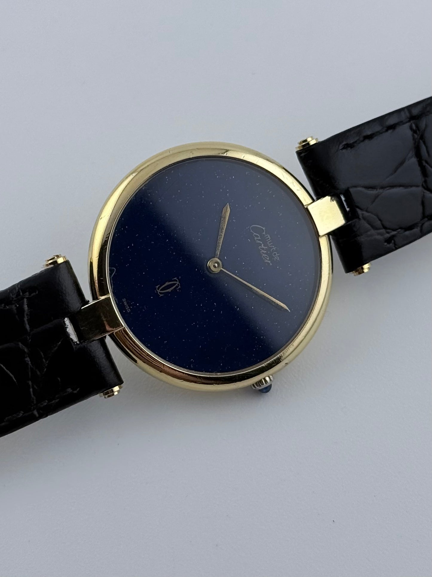 Cartier Must De Vendome Quartz - 17 - Lapis Lazuli effect Dial