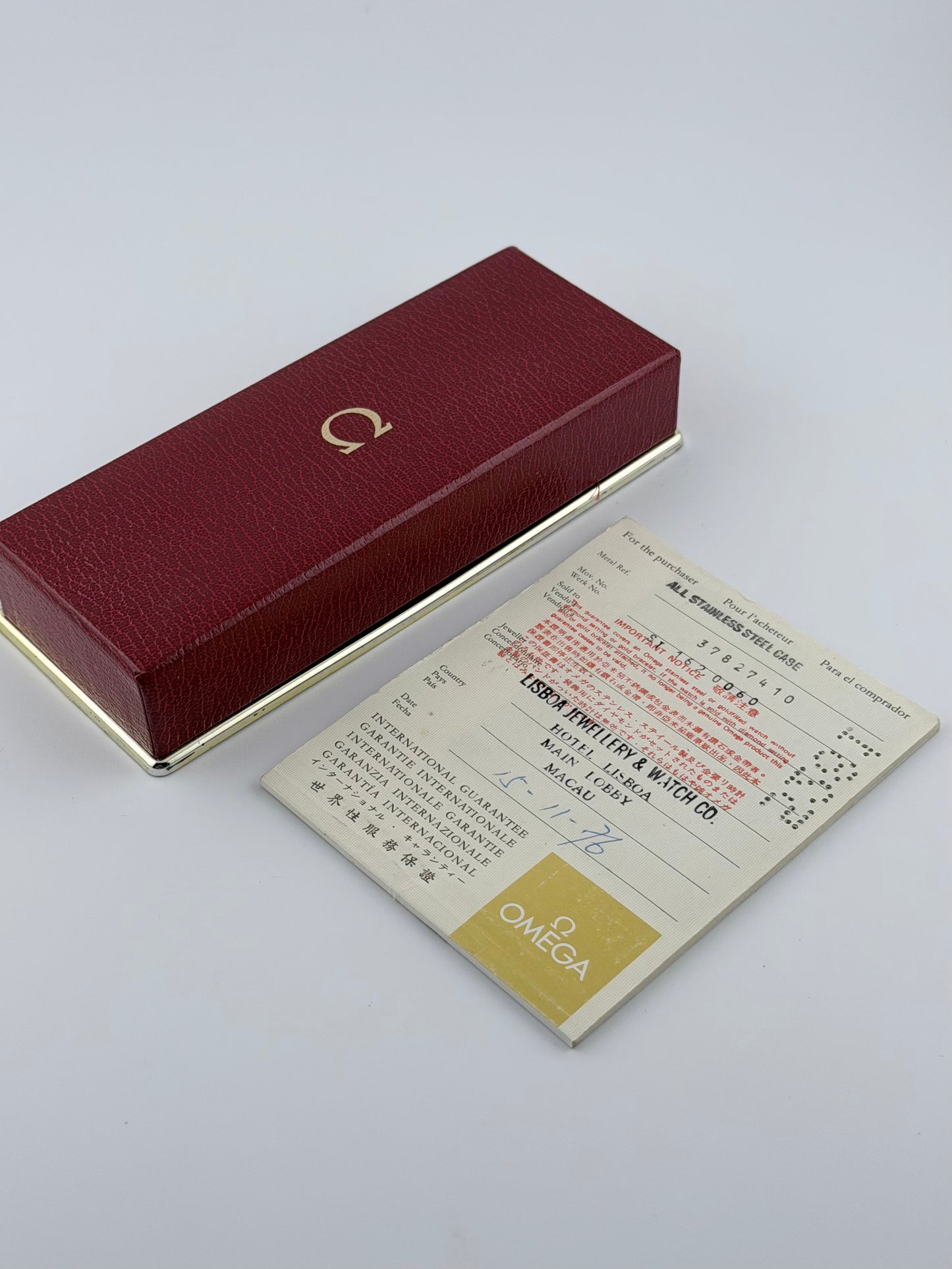 Omega Geneve Automatic Date 162.0060 - Box and Papers