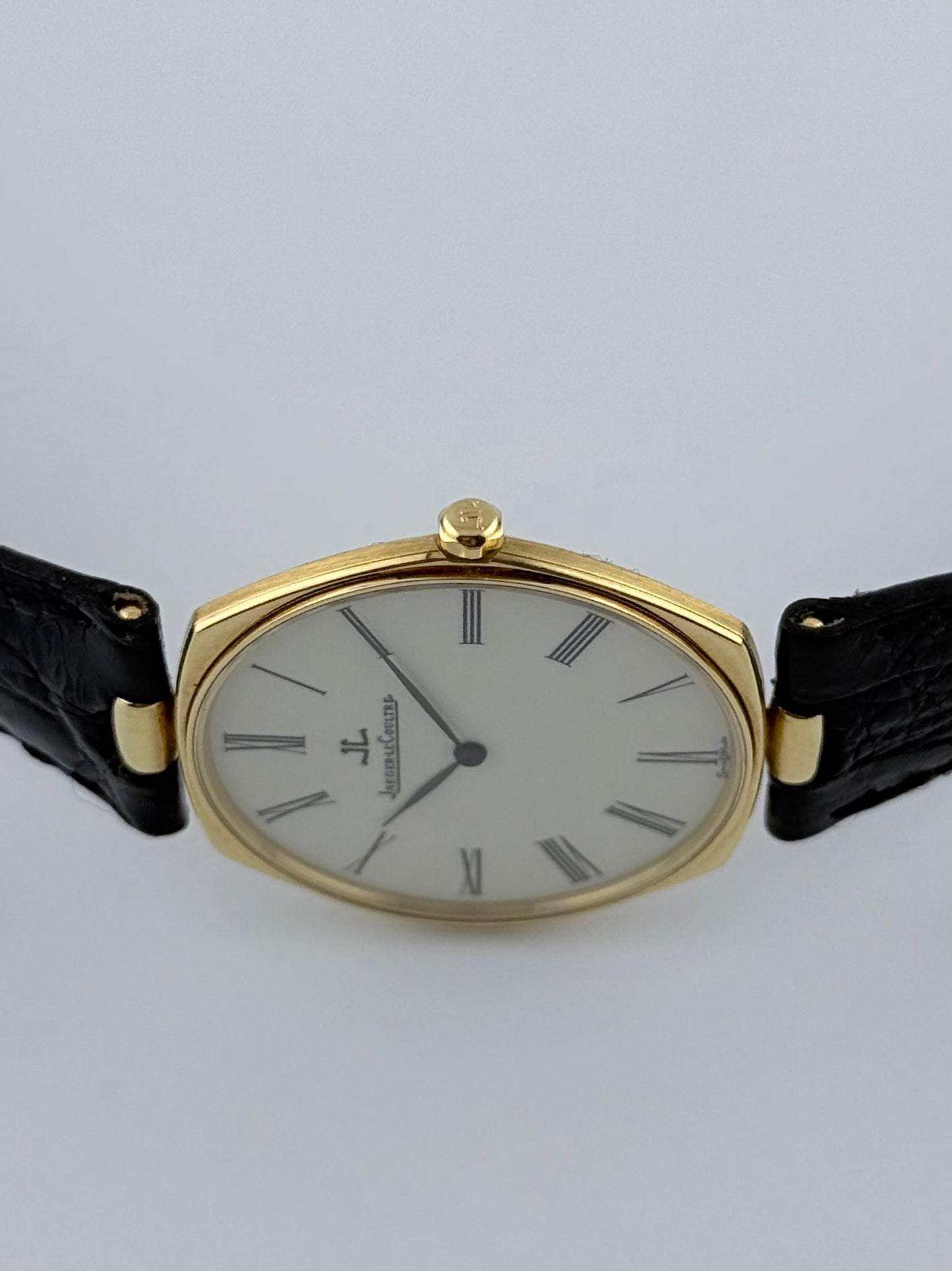 Jaeger LeCoultre Quartz 18ct Solid Gold - Original Strap & Buckle
