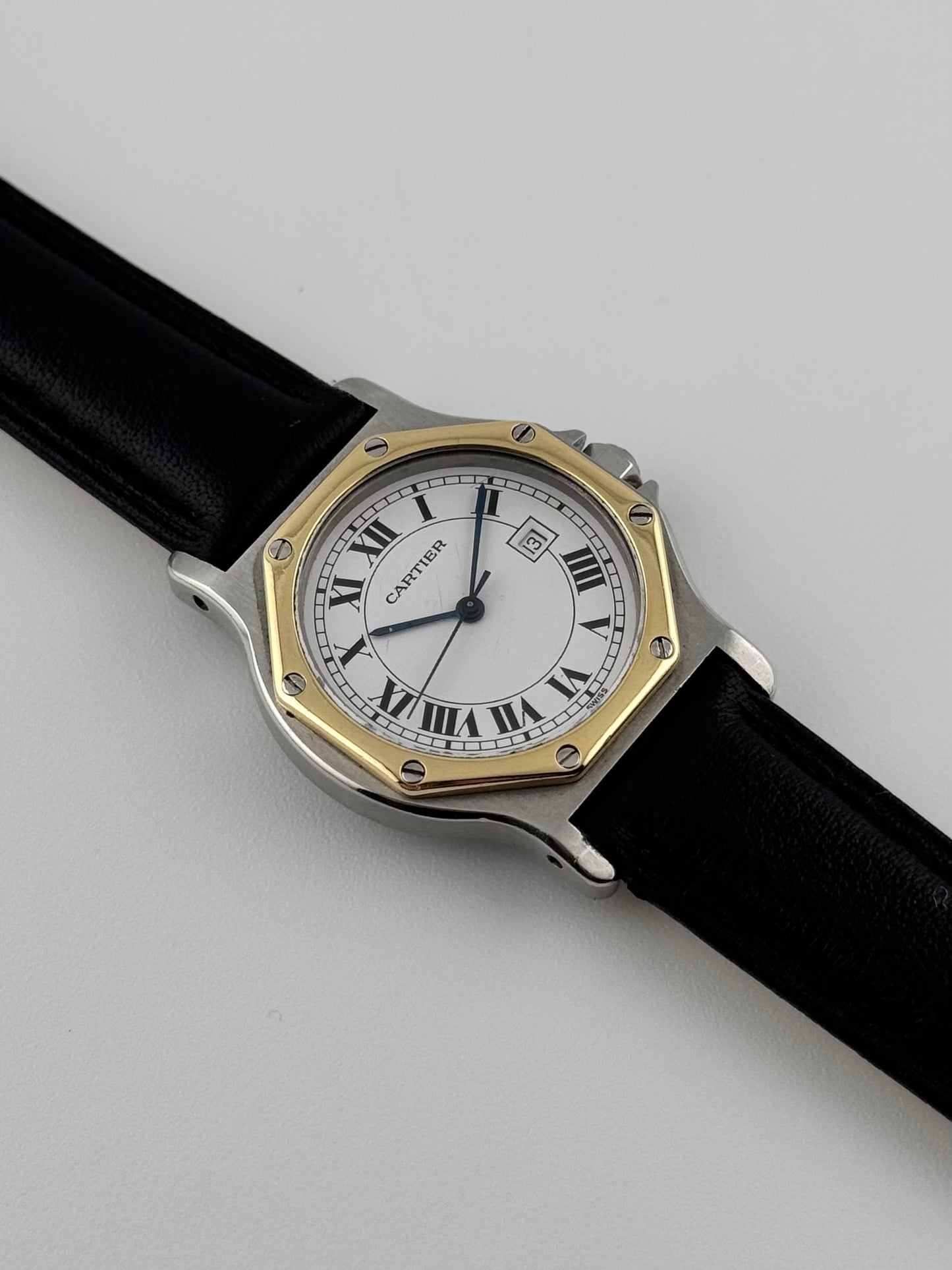 Cartier Santos Octagon Automatic Date - 2966